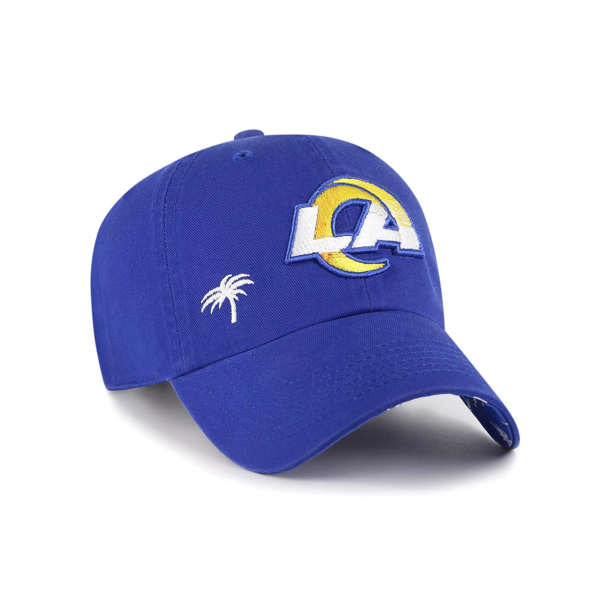 Women's '47 Royal Los Angeles Rams Confetti Icon Clean Up Adjustable Hat, Blue Product Image