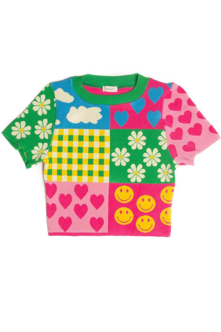 Vibrant Knit Top Product Image