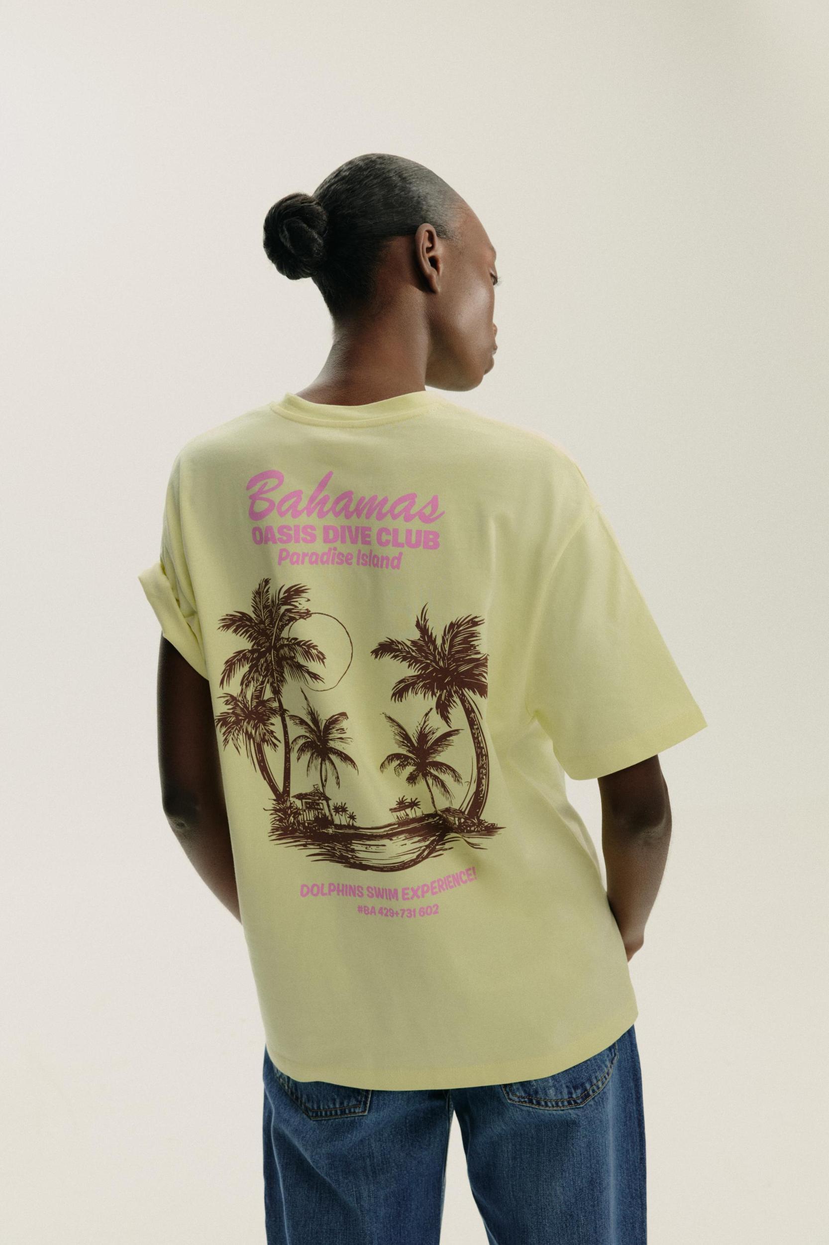 TEXT PRINT T-SHIRT Product Image