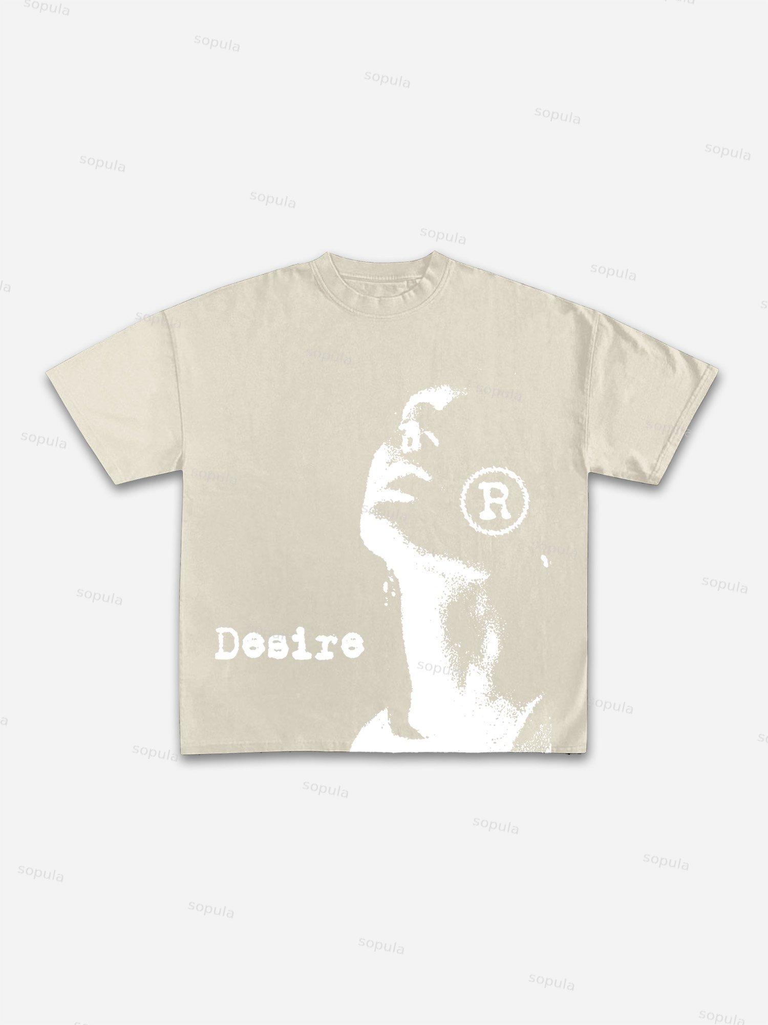 Vintage Desire Graphic Cotton T-Shirt Product Image