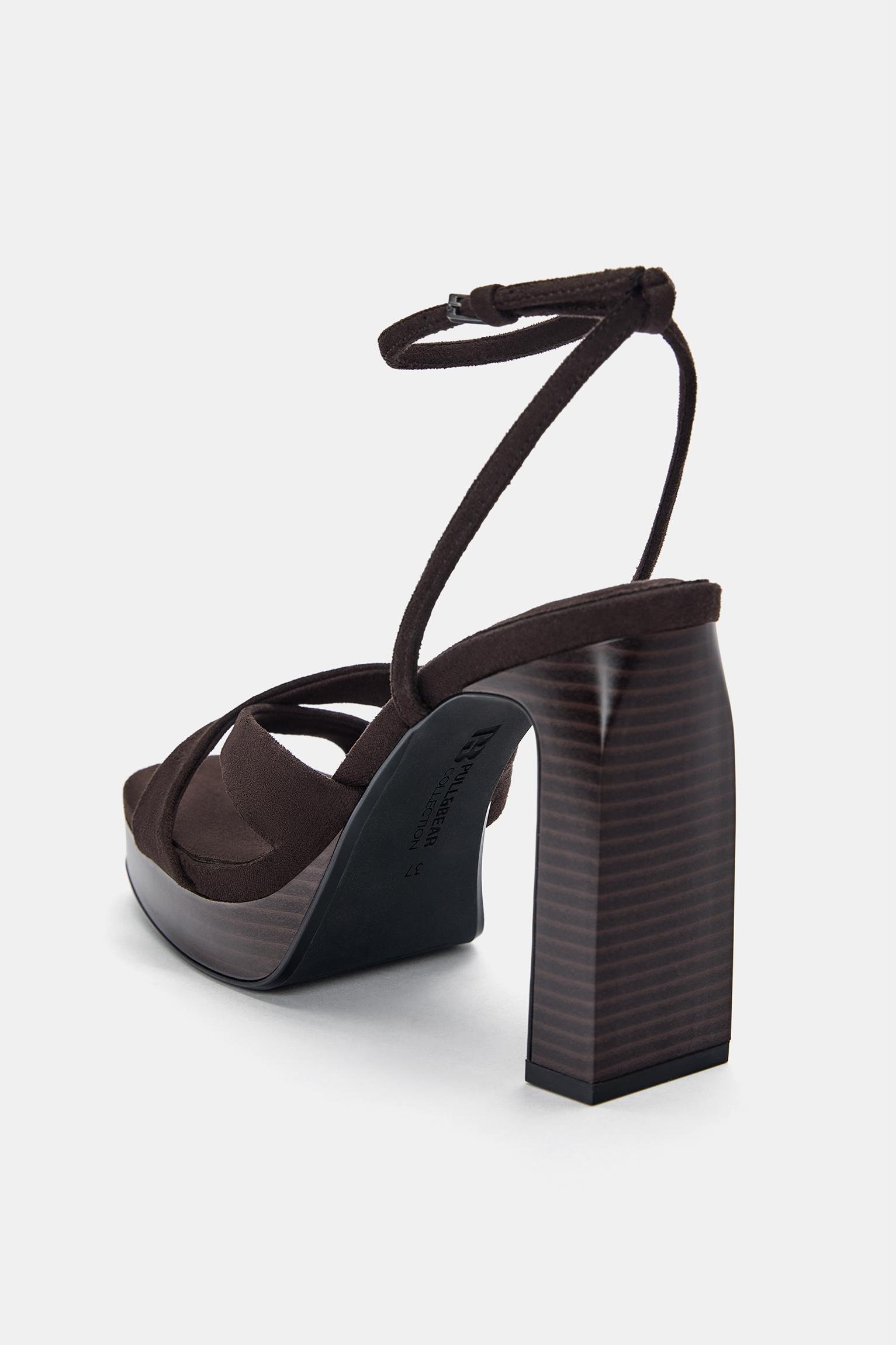 High-heel platform sandals Product Image