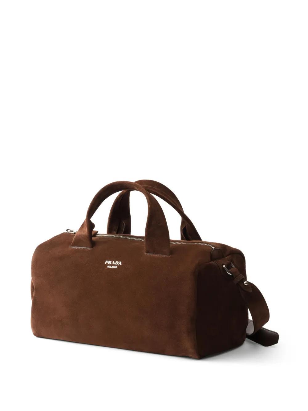 suede duffle bag Product Image