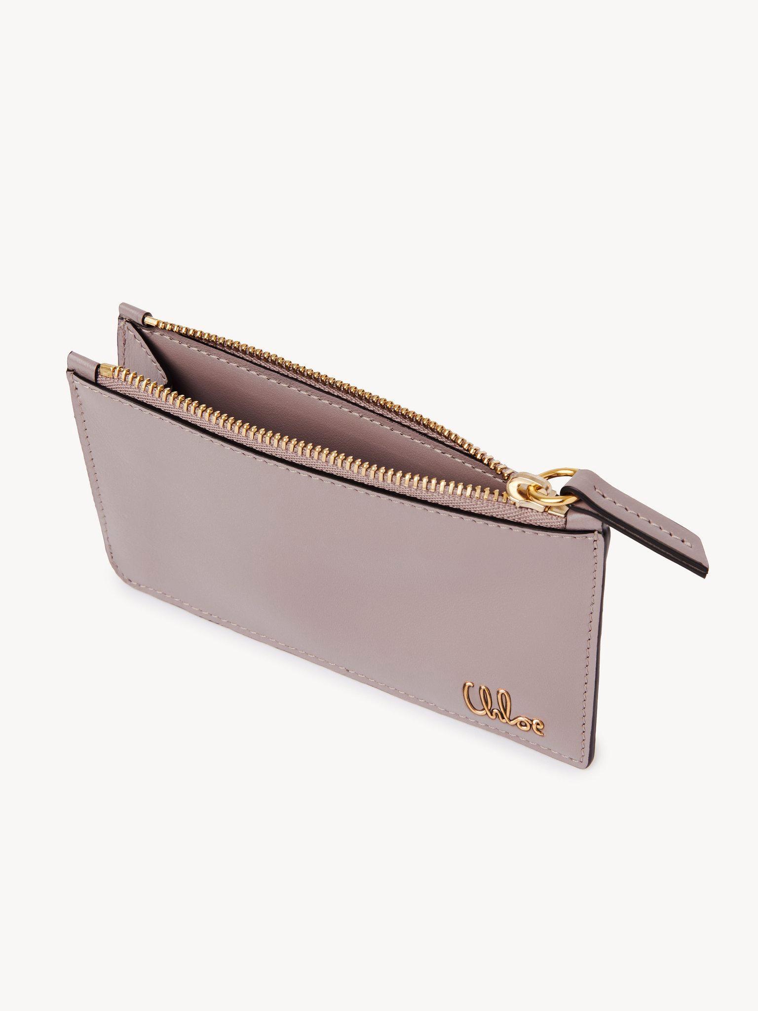 Small Chloé Iconic purse with card slots in shiny leather Product Image