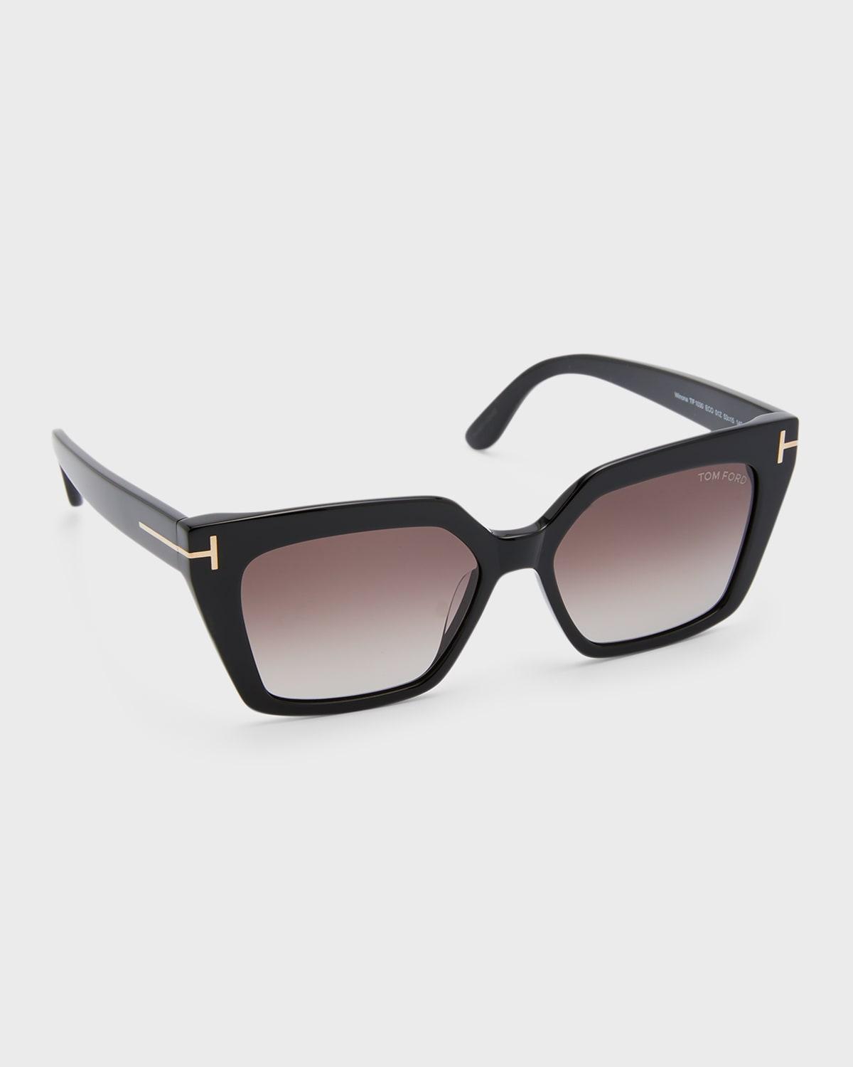 Winona Acetate T-Logo Cat-Eye Sunglasses Product Image