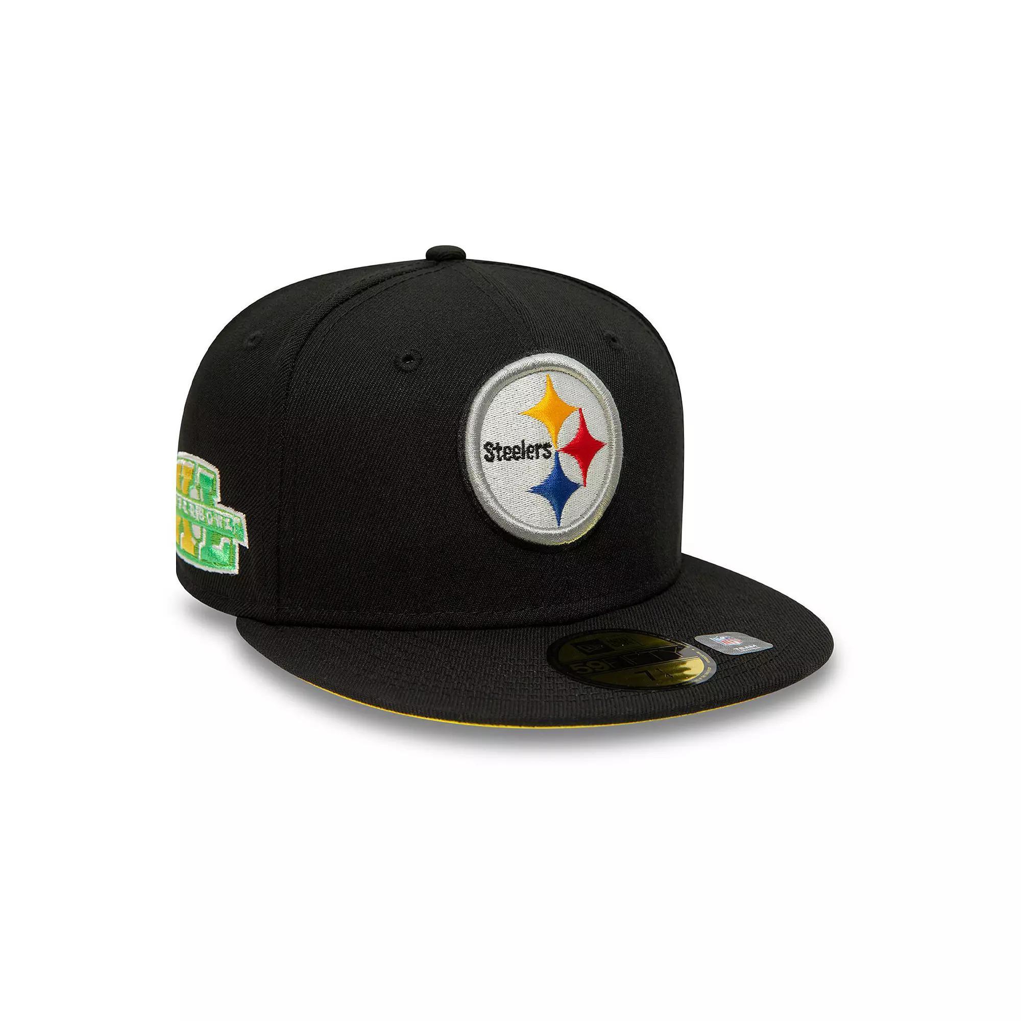 Men's New Era Black Pittsburgh Steelers Super Bowl  Product Image