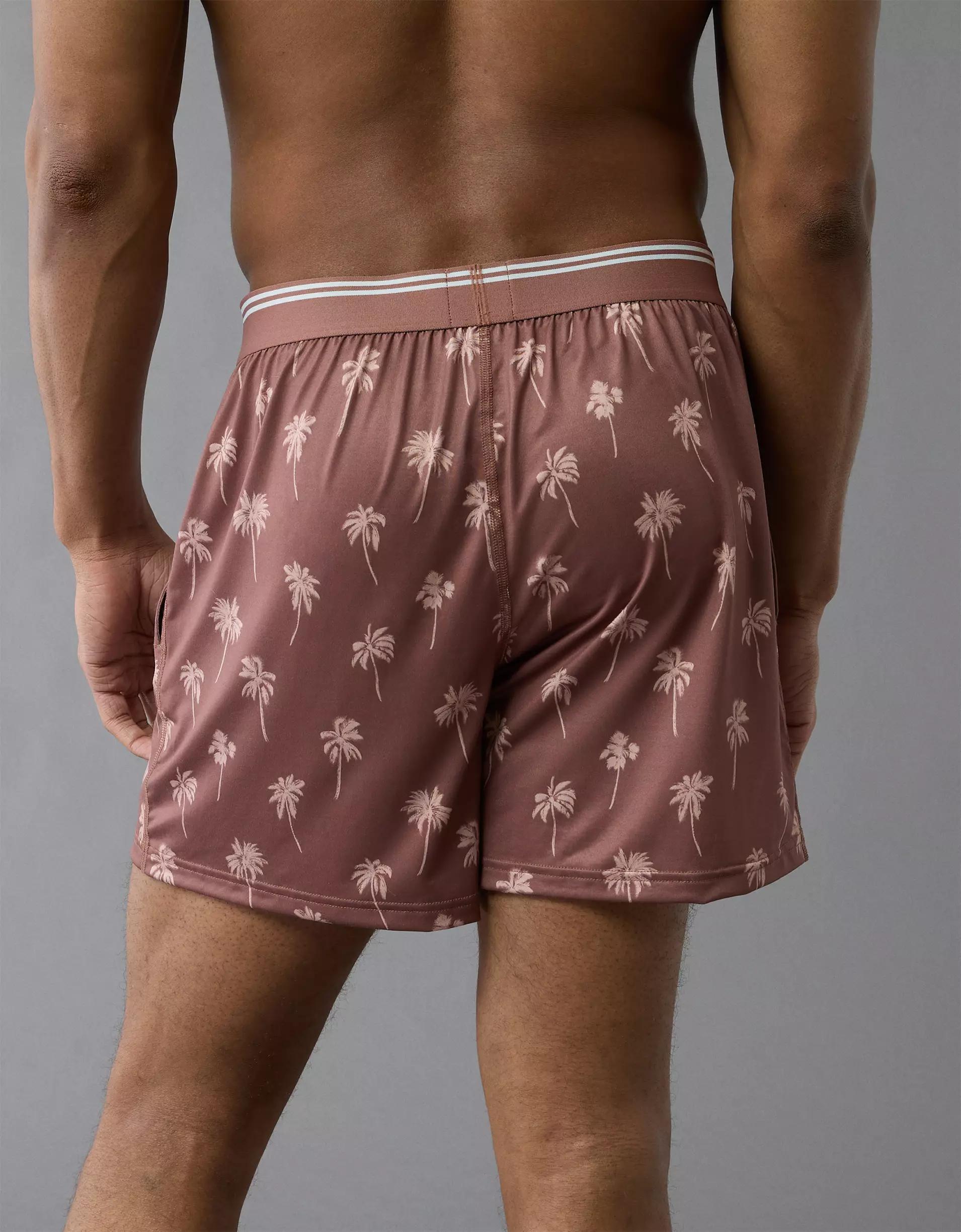 AEO Men's Palm Trees Ultra Soft Pocket Boxer Short Product Image