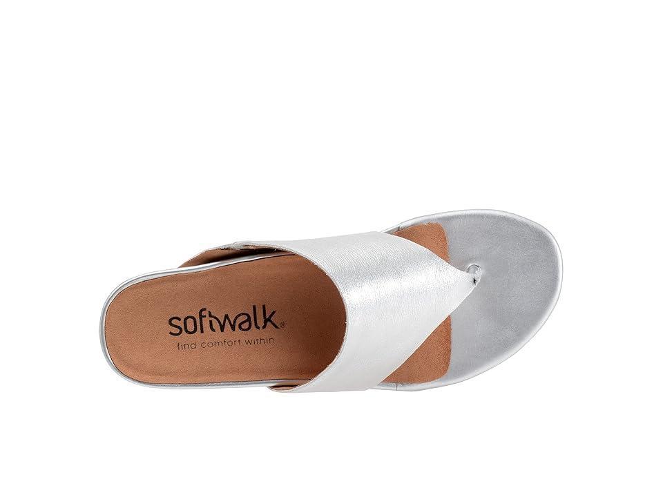 SoftWalk Chandler Leather Thong Sandals Product Image