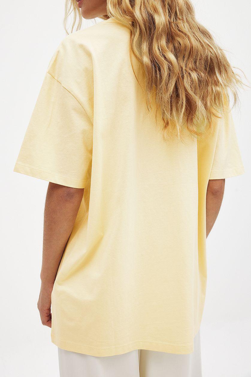 Round Neck Oversized Tee Product Image