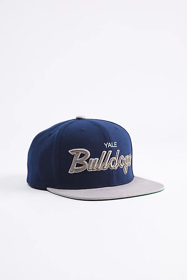 Mitchell & Ness Yale Bulldogs Script Snapback Hat Mens at Urban Outfitters Product Image