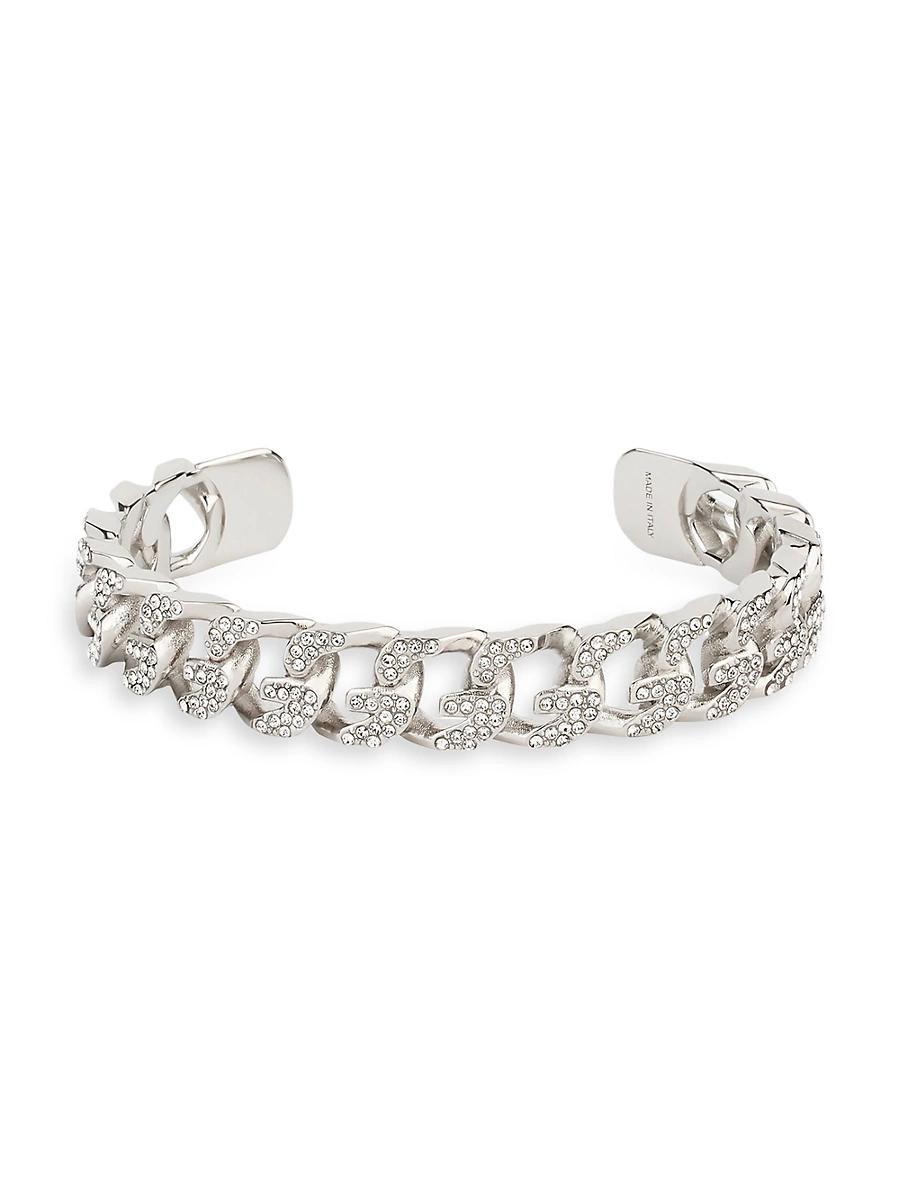 Womens G Chain Bracelet In Metal With Crystals Product Image