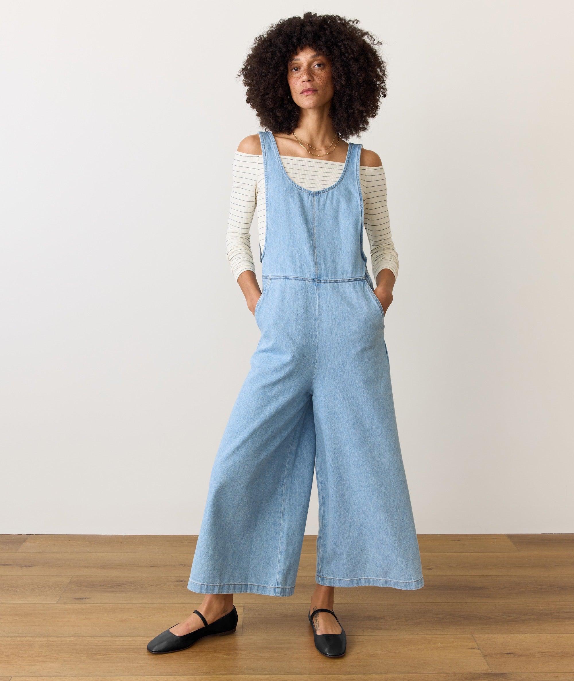 Layla Denim Overalls Product Image