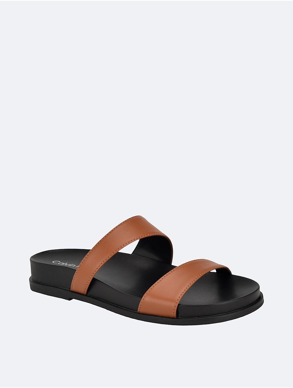 Calvin Klein Womens Womens Explore Sandal - Brown - 9 Product Image