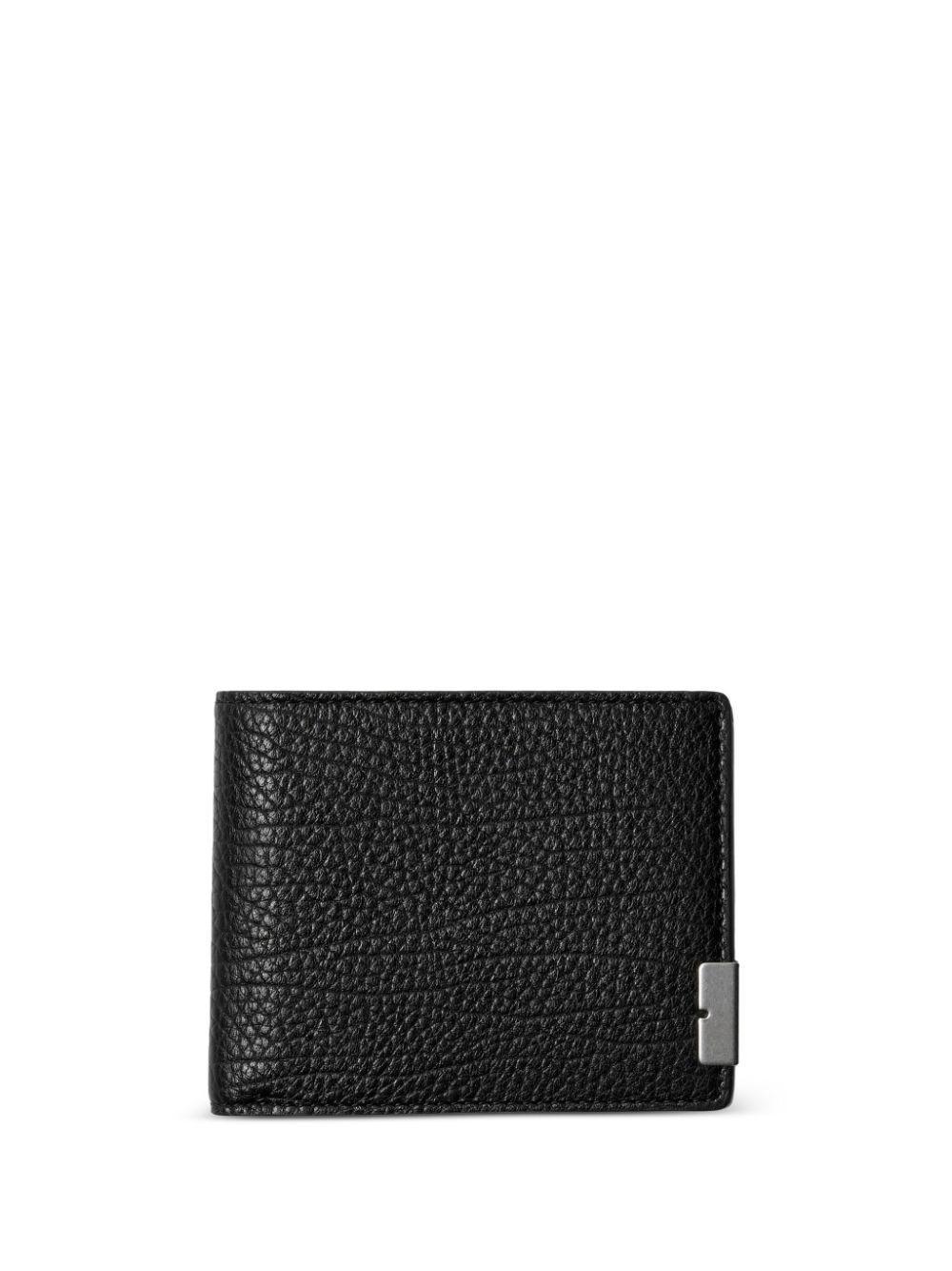 BURBERRY B Cut Slim Bifold Wallet In Black Product Image