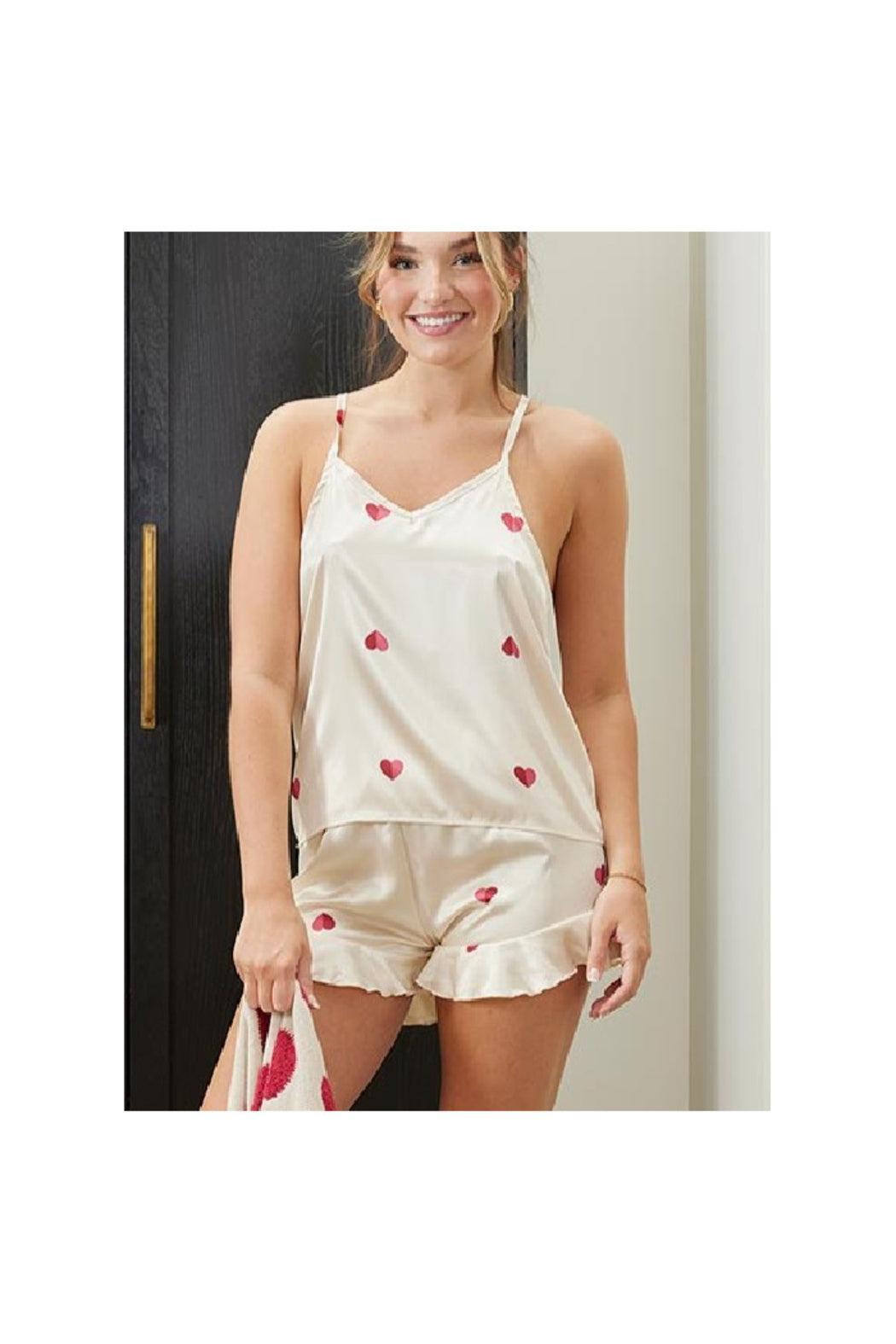 Cami + Velvet Ruffled Short Product Image