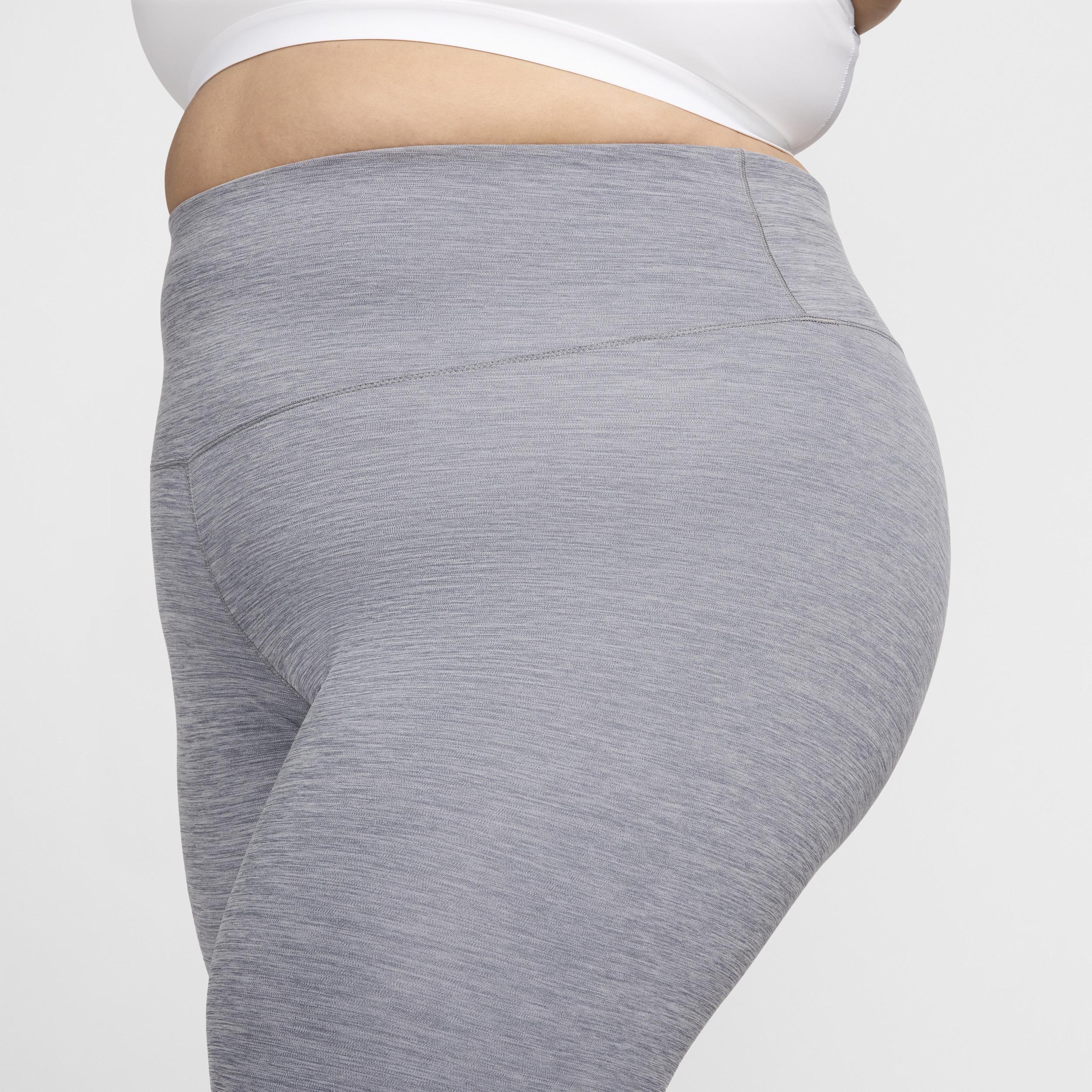 Nike Womens One High-Waisted Crop Leggings (Plus Size) | FN3238-084 Product Image