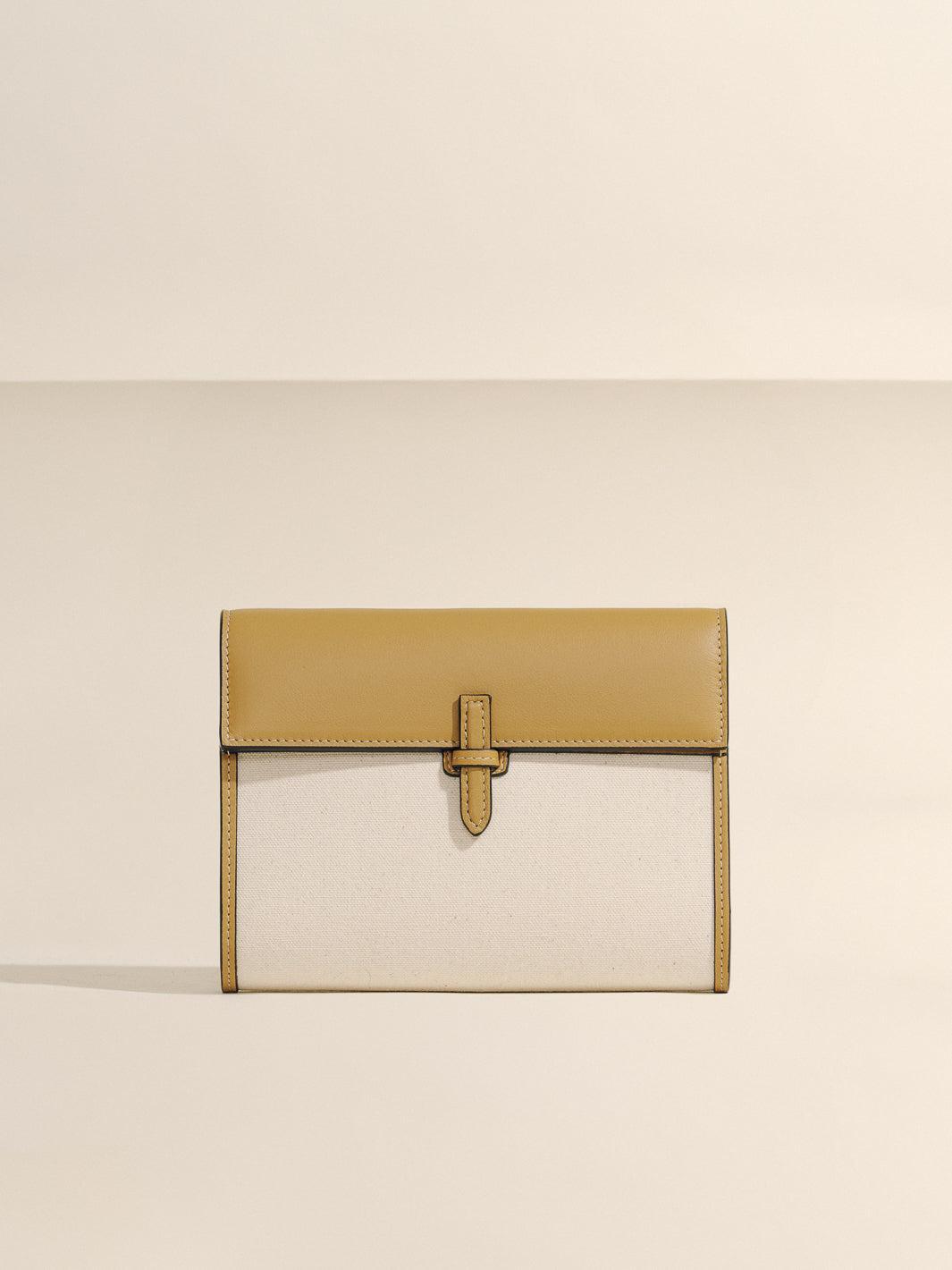 The Small Soft Clutch in Natural Fiber Product Image