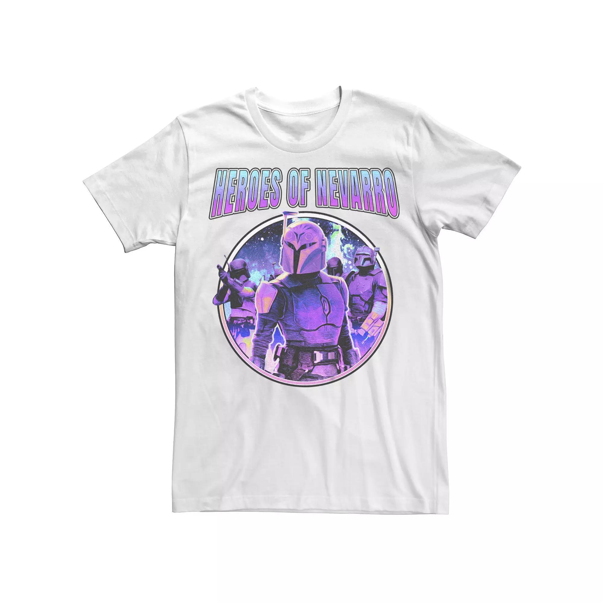 Men's Star Wars The Mandalorian Bo-Katan Heroes of Nevarro Neon Circle Graphic Tee,  Product Image
