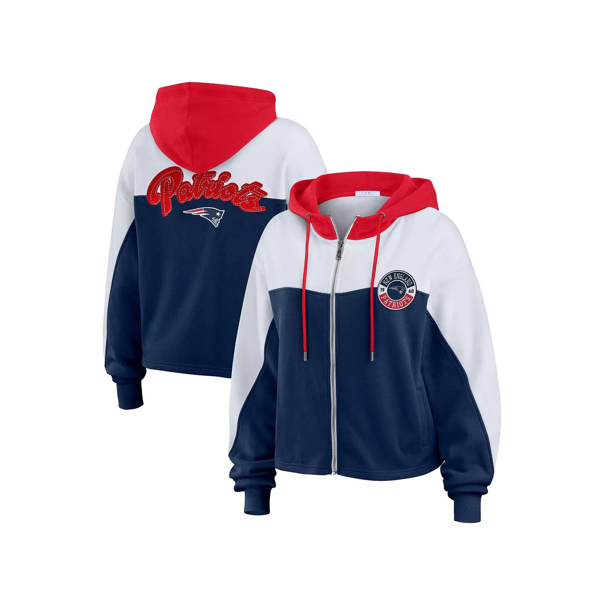 Women's WEAR by Erin Andrews Navy New England Patriots Plus  Product Image