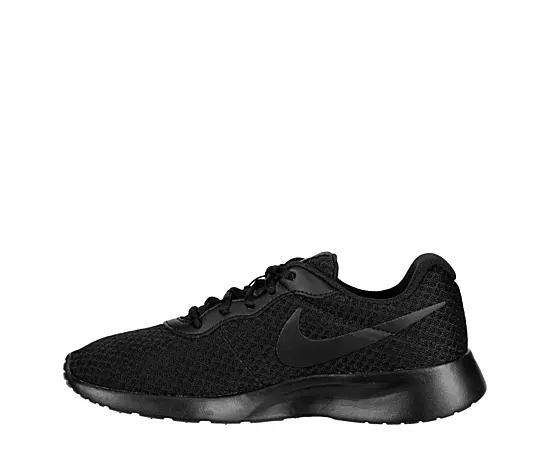 Nike Tanjun Women's Running Shoes, Size: 6.5, Black White Volt Product Image