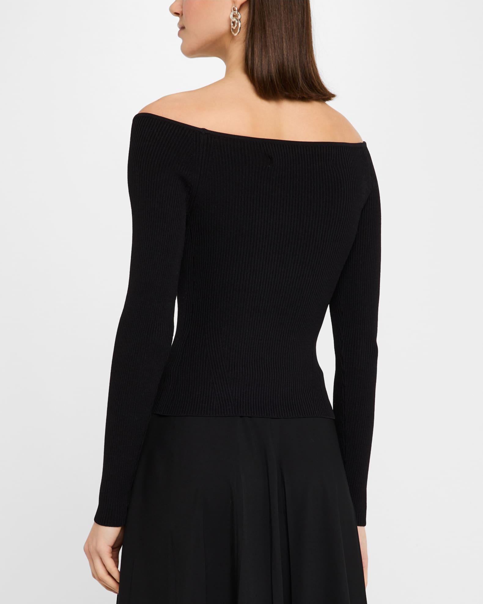Ribbed Off-Shoulder Top Product Image