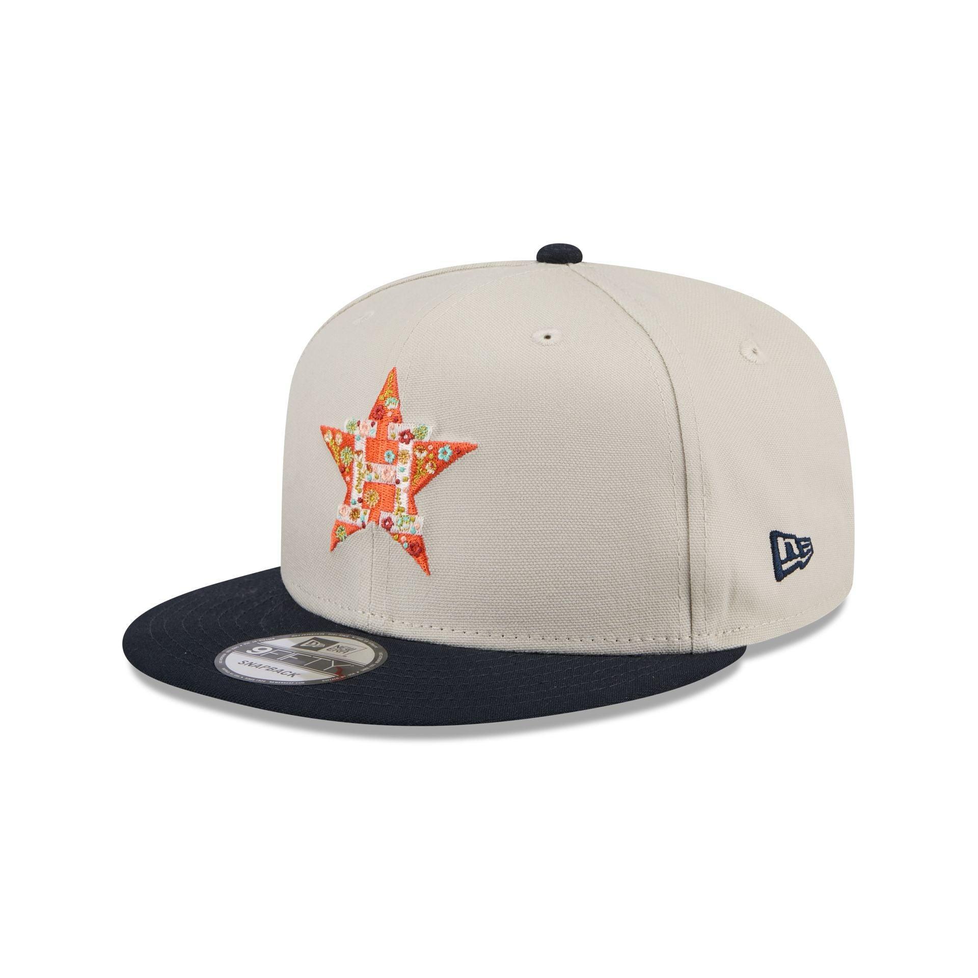 Houston Astros Floral Fill 9FIFTY Snapback Hat Male Product Image