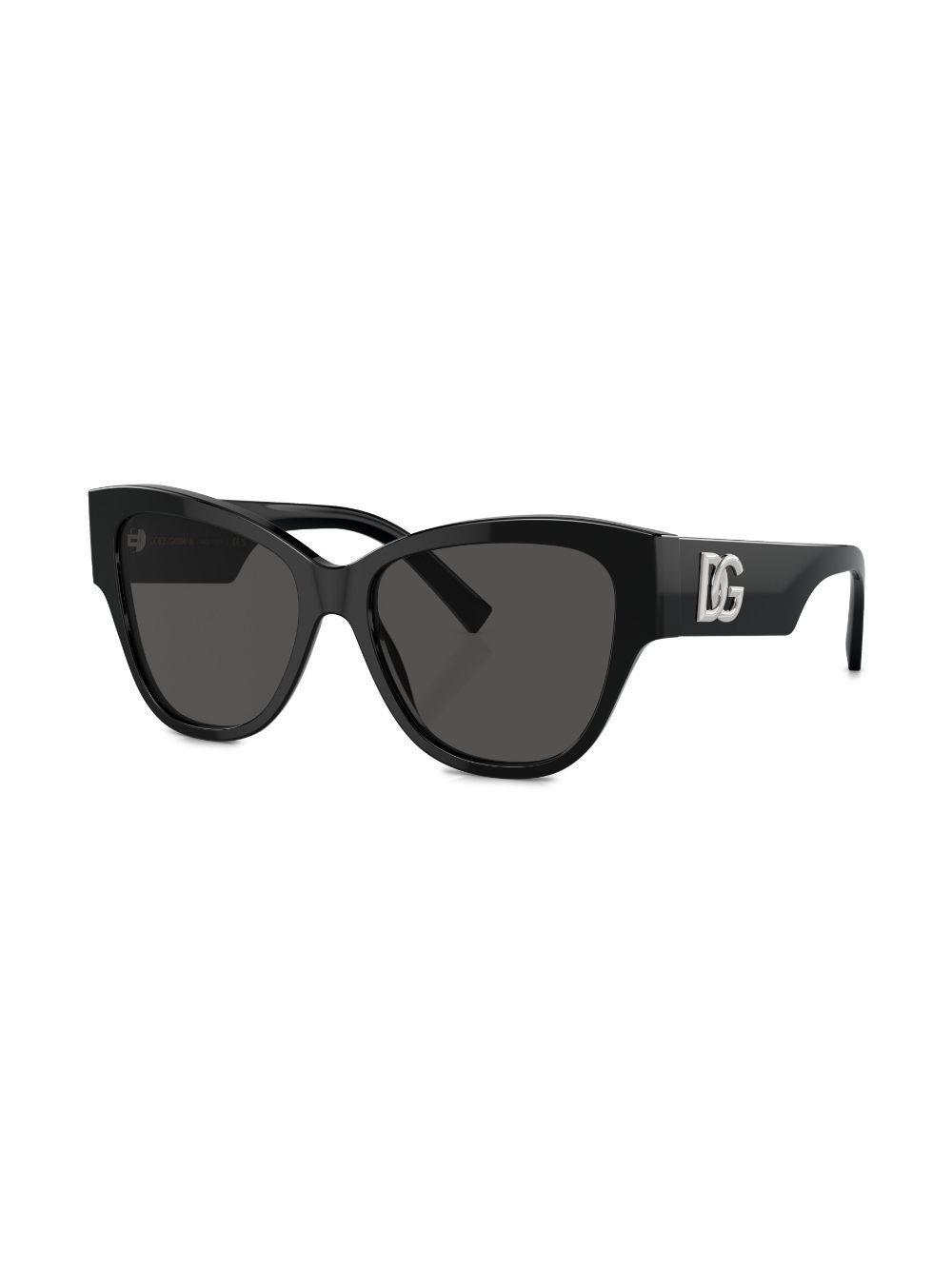 DOLCE & GABBANA Sonnenbrille Mit Cat-eye-gestell In Black Product Image