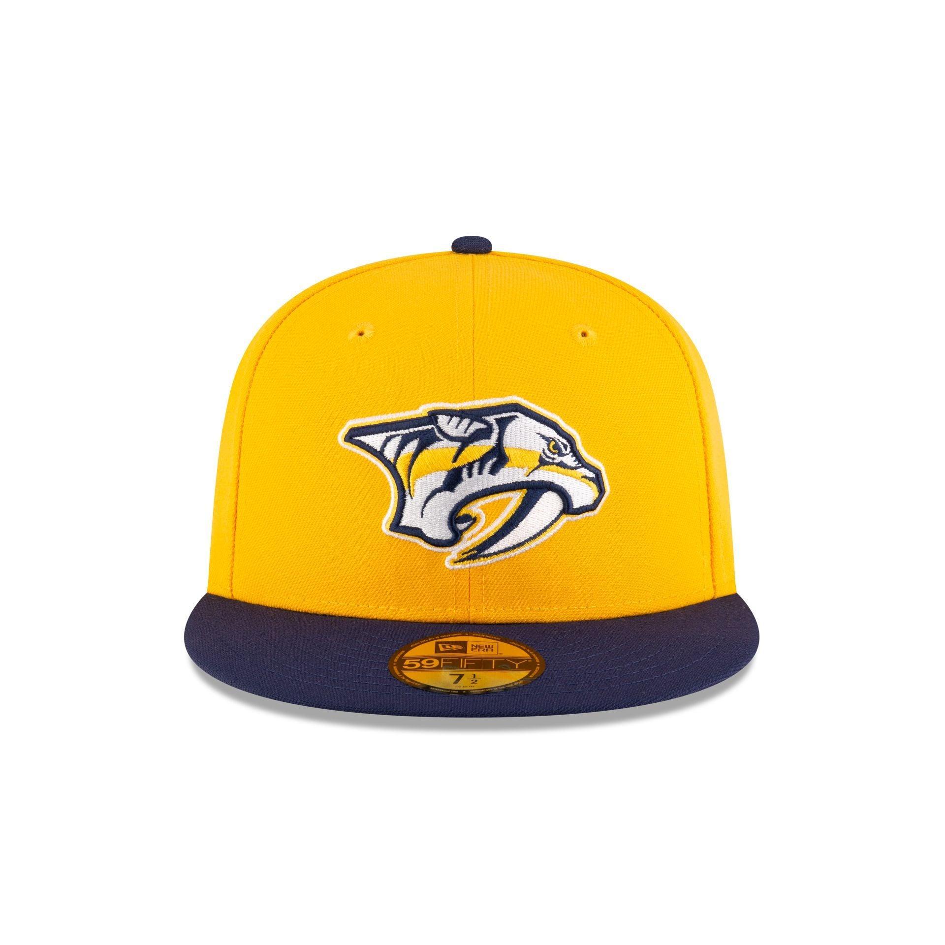 Nashville Predators Yellow 59FIFTY Fitted Hat Male Product Image