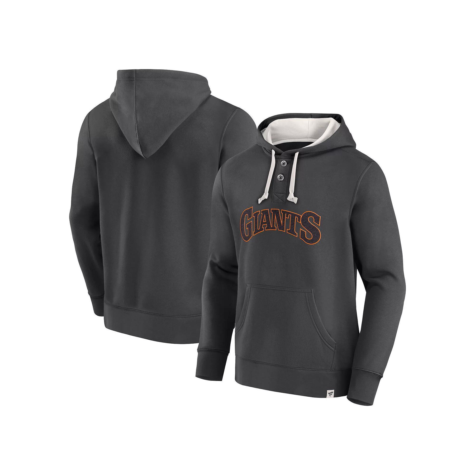 Men's Fanatics Branded Royal Seattle Mariners Plan for Adversity Henley Fleece Pullover Hoodie,  Product Image