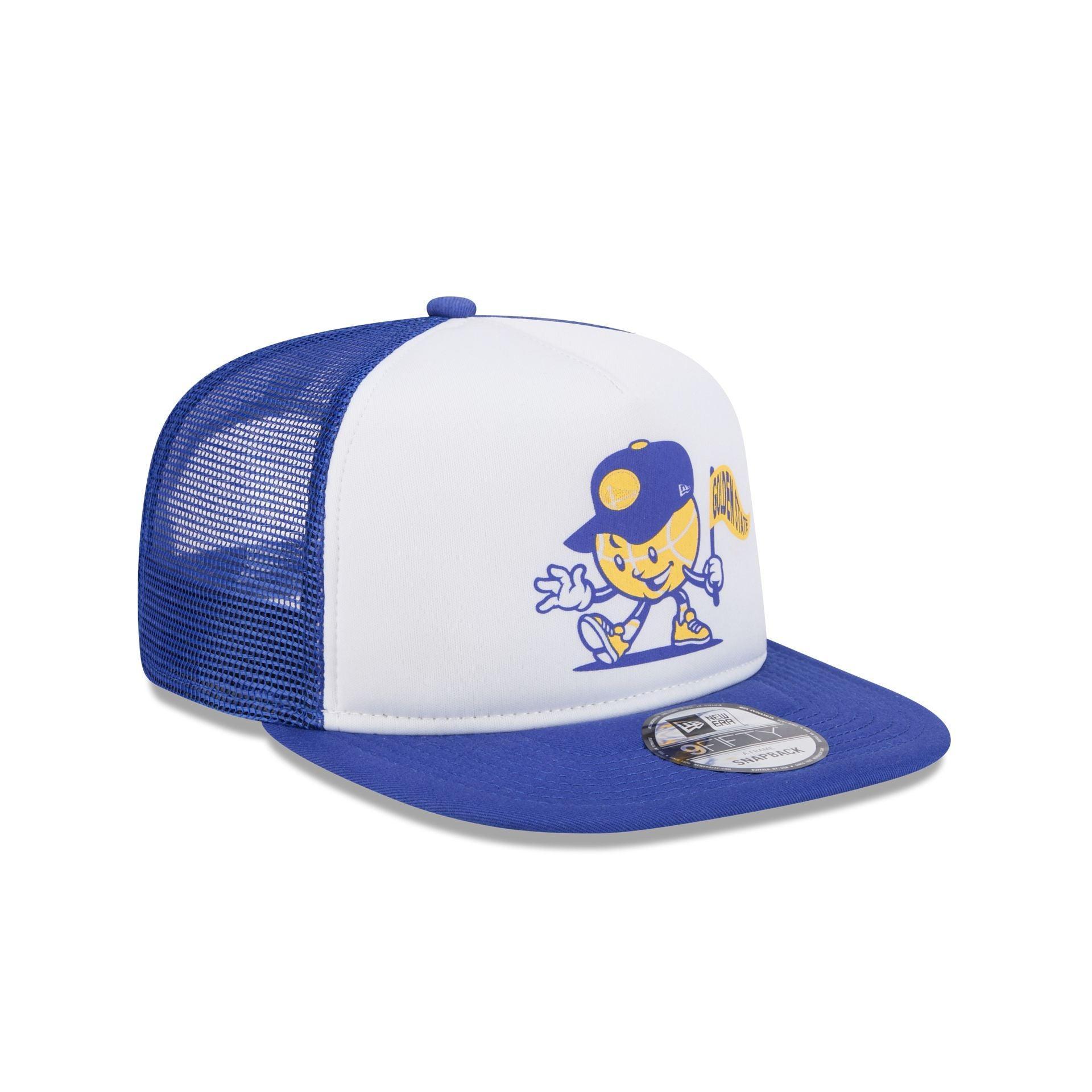 Golden State Warriors Court Sport 9FIFTY A-Frame Trucker Hat Male Product Image