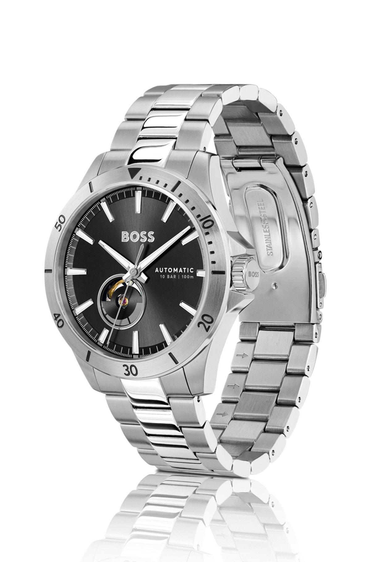 Stainless-steel watch with Japanese automatic movement Product Image