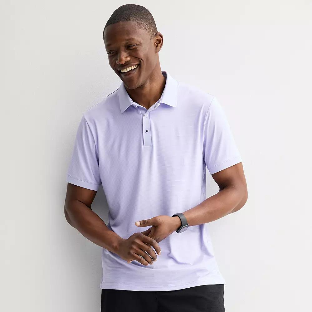 Men's FLX Micro Stripe Performance Polo,  Product Image