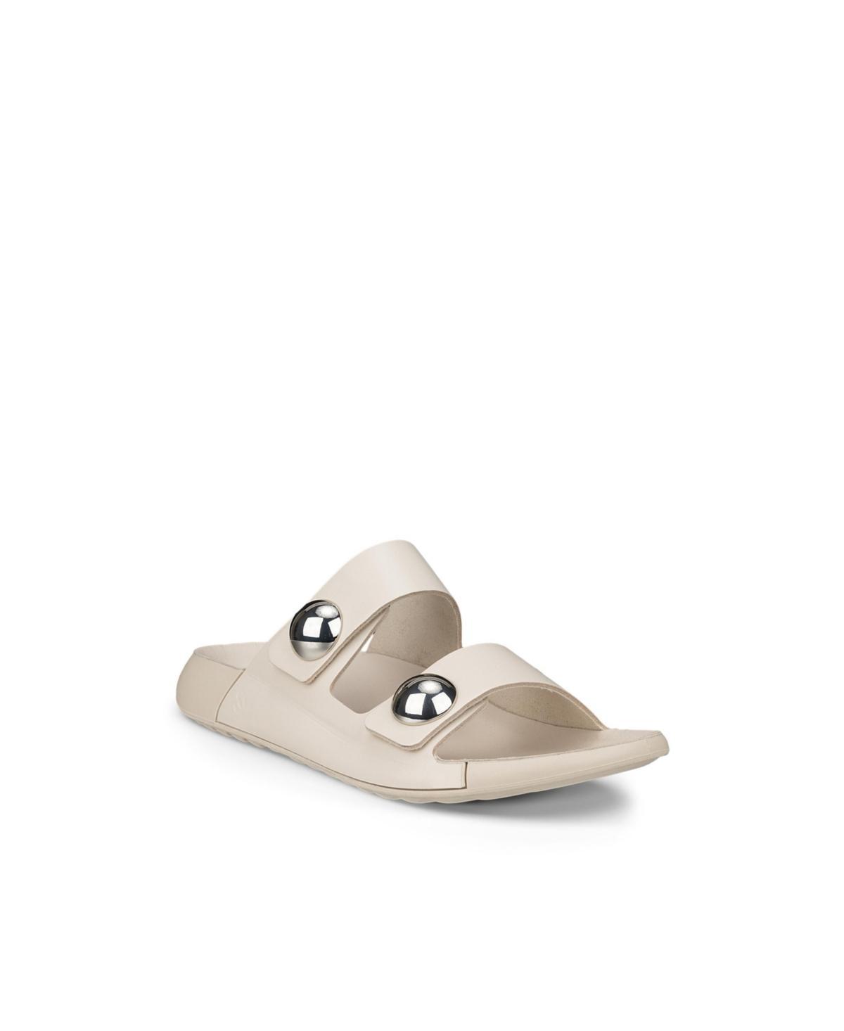 ECCO Cozmo Two Band Button Slide Women's Sandals Product Image