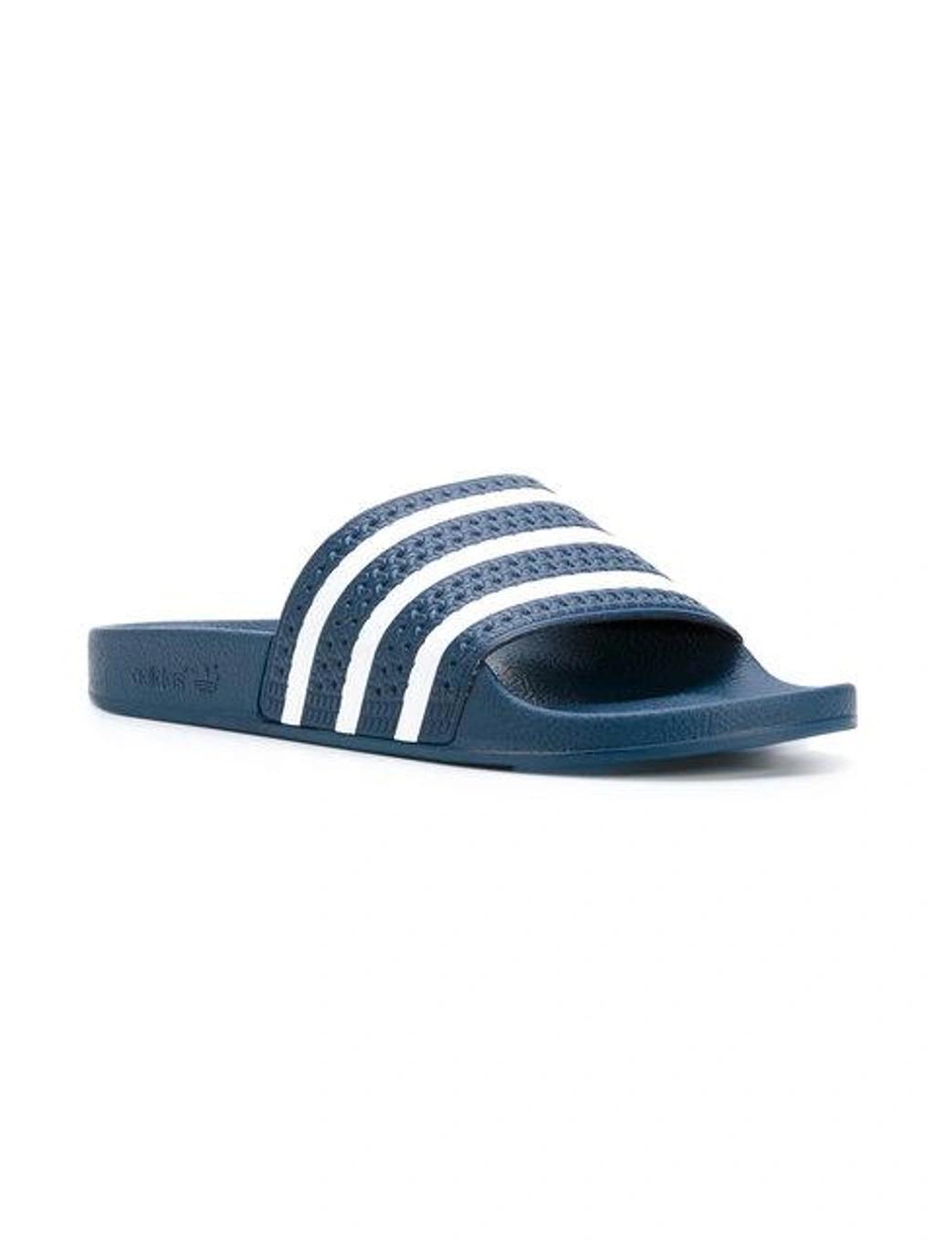 ADIDAS ORIGINALS Adilette Stripe Sport Slide In Blue Product Image