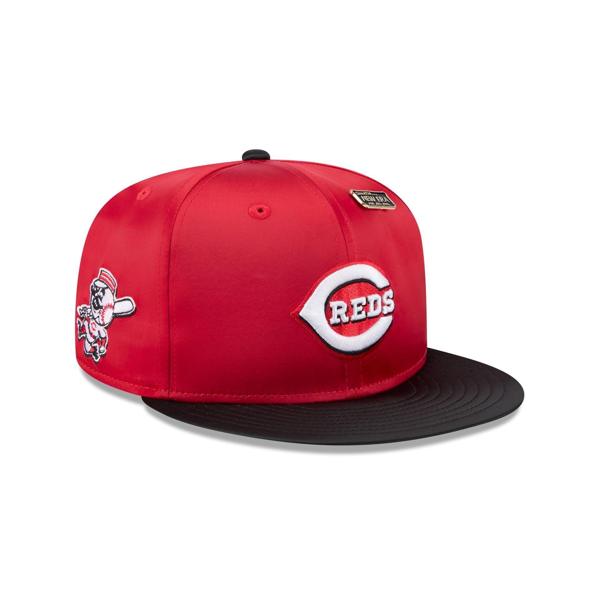 Cincinnati Reds Satin Pin 9FIFTY Snapback Hat Male Product Image