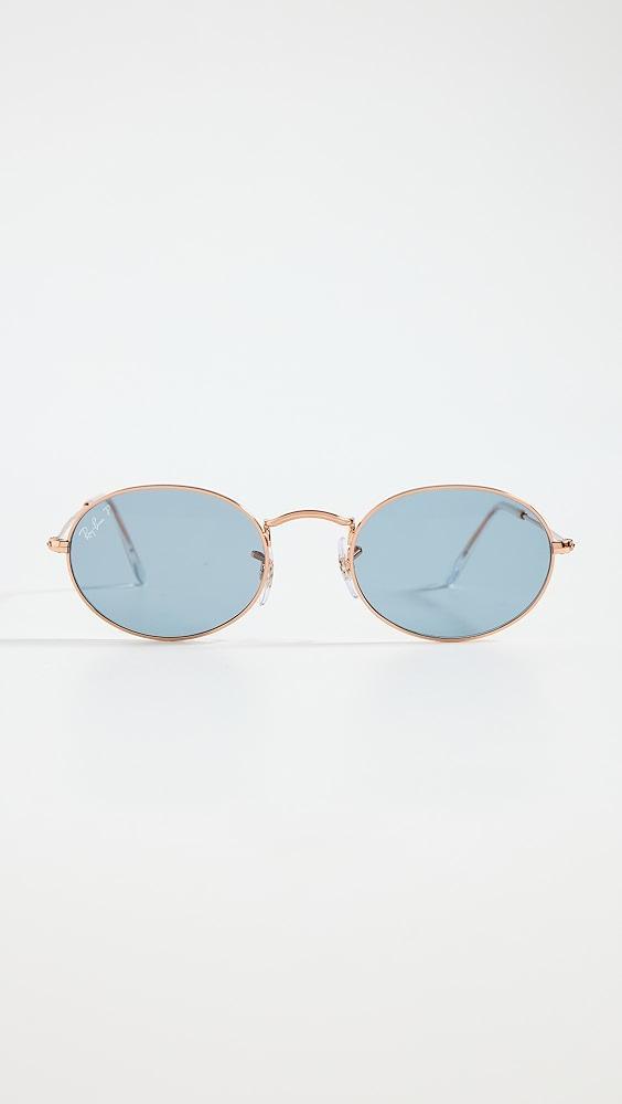 Ray-Ban 0RB3547 Oval Sunglassses | Shopbop Product Image