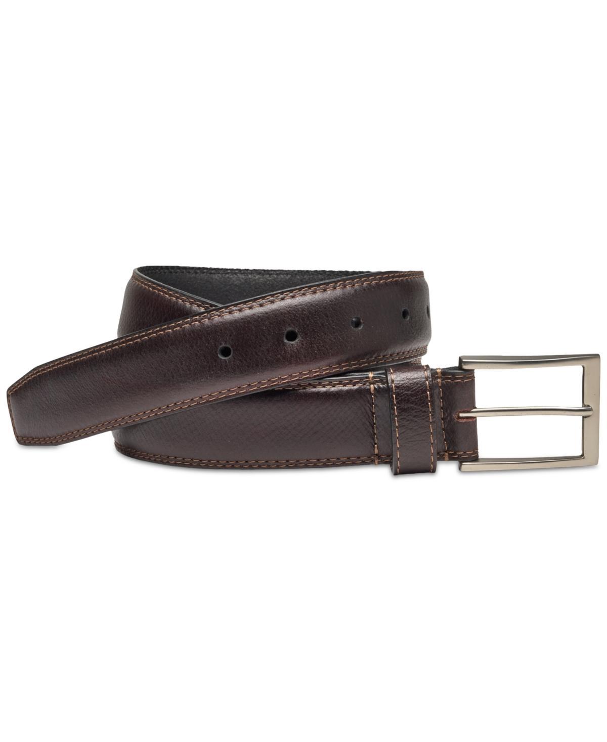 Johnston & Murphy Mens Double-Stitch Grain Belt Product Image