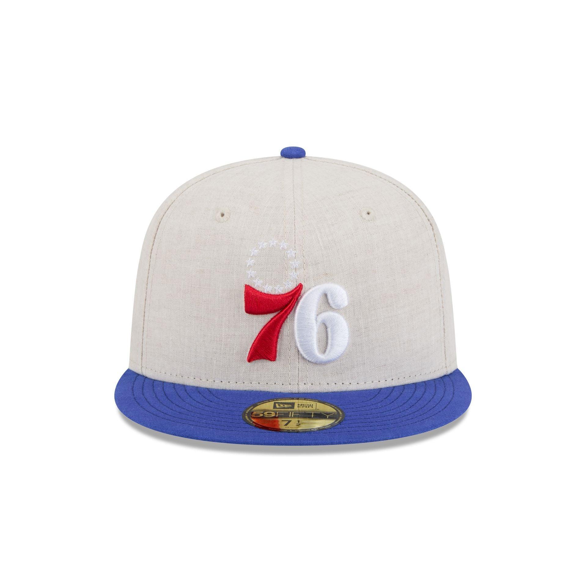 Philadelphia 76ers Linen 59FIFTY Fitted Hat Male Product Image