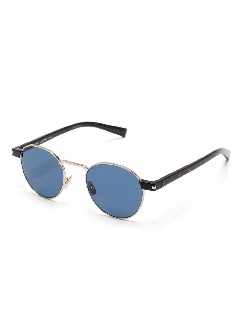 SAINT LAURENT Sl707 Sunglasses In Brown Product Image