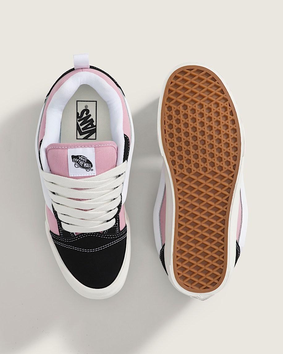Knu Skool Shoe in Black / Pink| Vans US Product Image