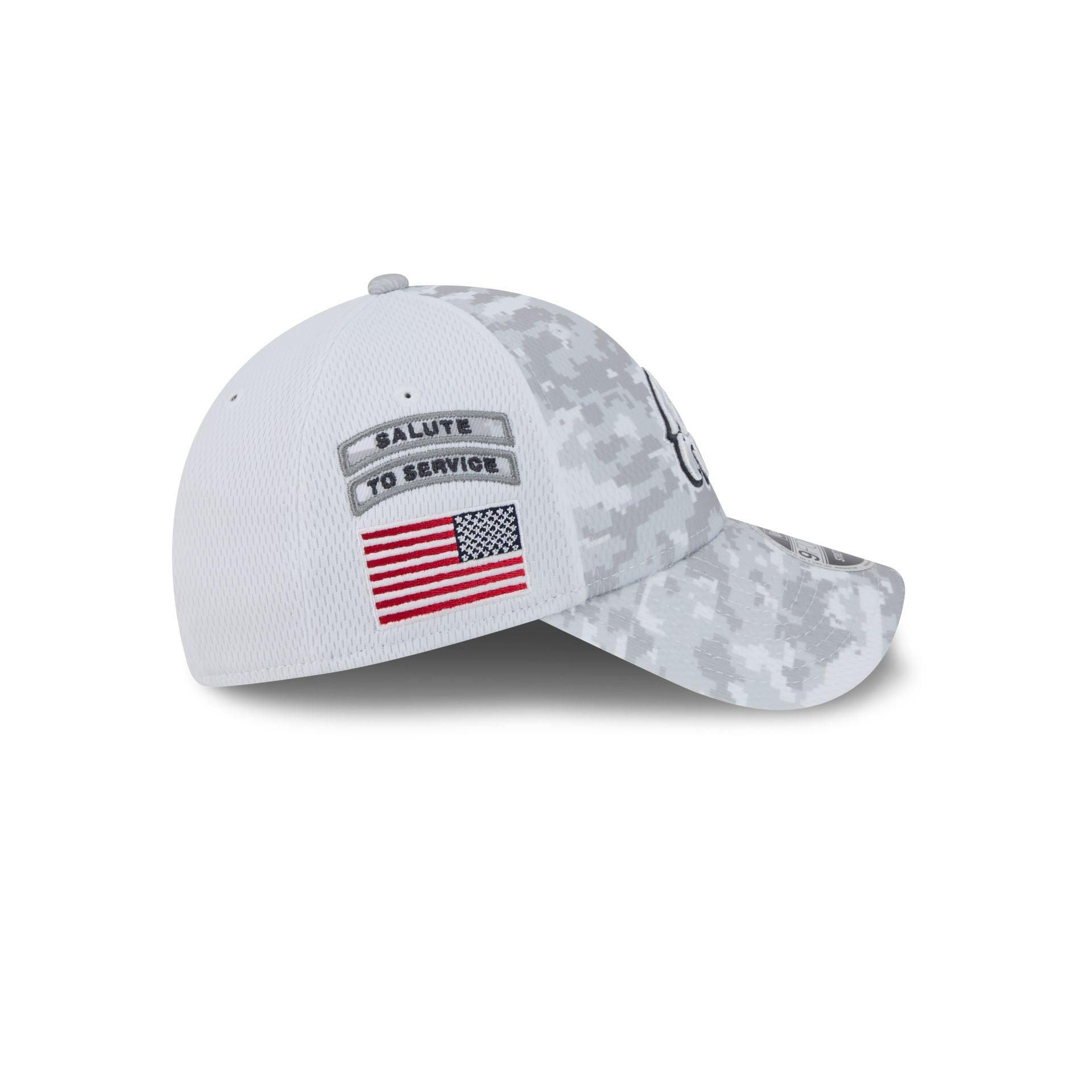 Philadelphia Eagles 2024 Salute to Service 9FORTY Stretch-Snap Hat Male Product Image