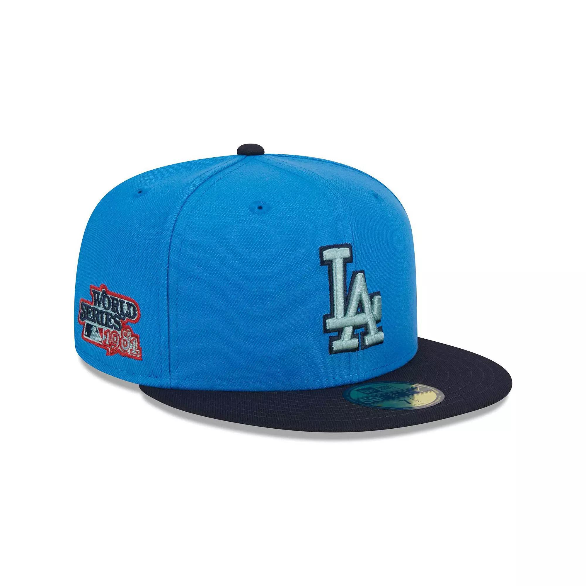 Men's New Era Royal Los Angeles Dodgers 59FIFTY Fitted Hat, Size: 8, Blue Product Image