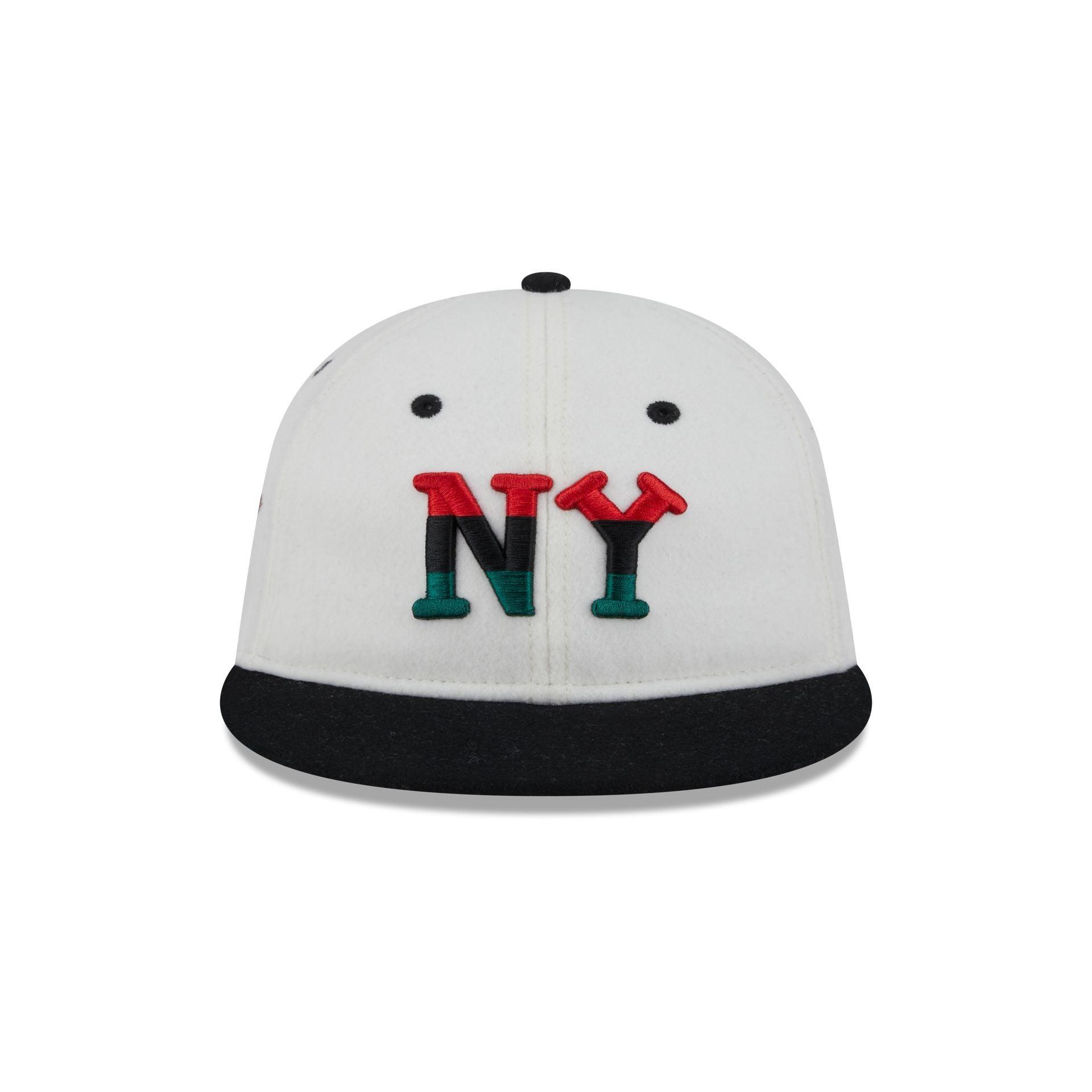 New York Black Yankees Tri Color Retro Crown 9FIFTY Snapback Hat Male Product Image