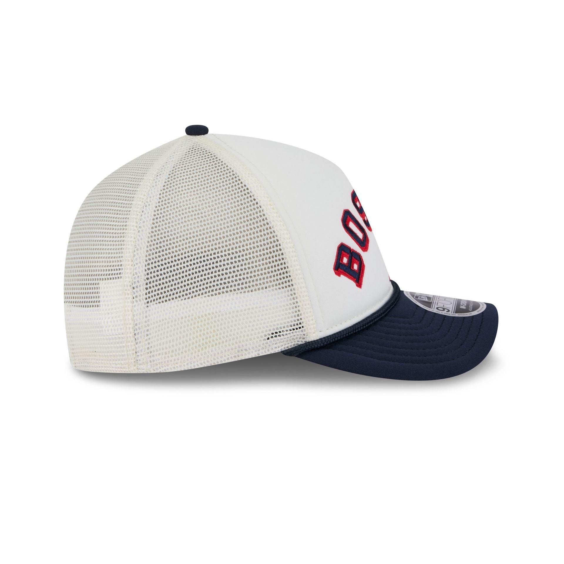 Boston Red Sox Chrome Arch 9FORTY M-Crown A-Frame Trucker Hat Male Product Image