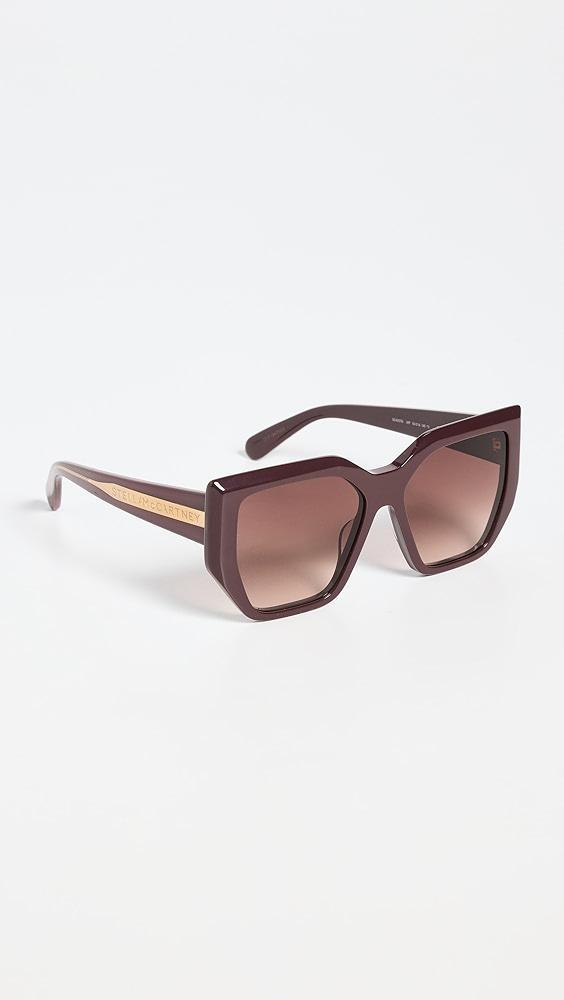 Stella McCartney Oversized Cat Eye Sunglasses | Shopbop Product Image