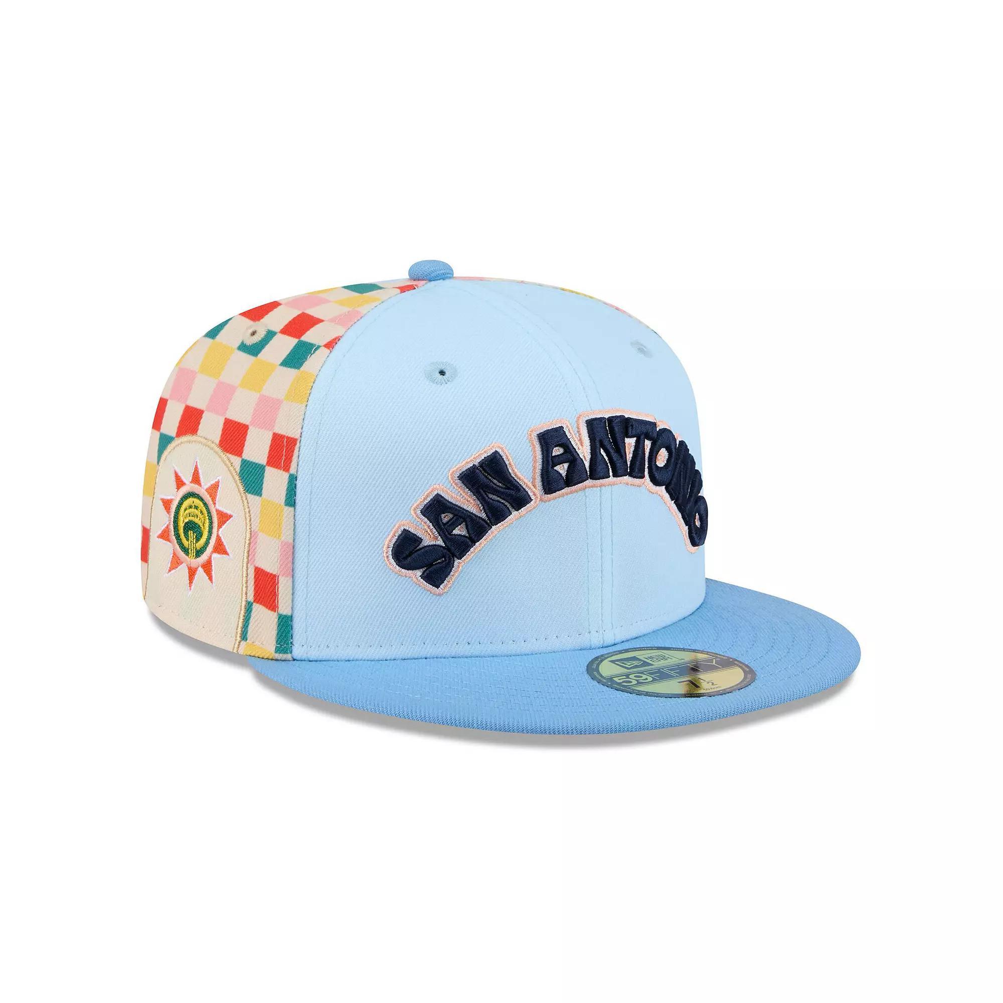 Men's New Era  Light Blue San Antonio Spurs 2024/25 City Edition 59FIFTY Fitted Hat, Size: 7 7/8 Product Image