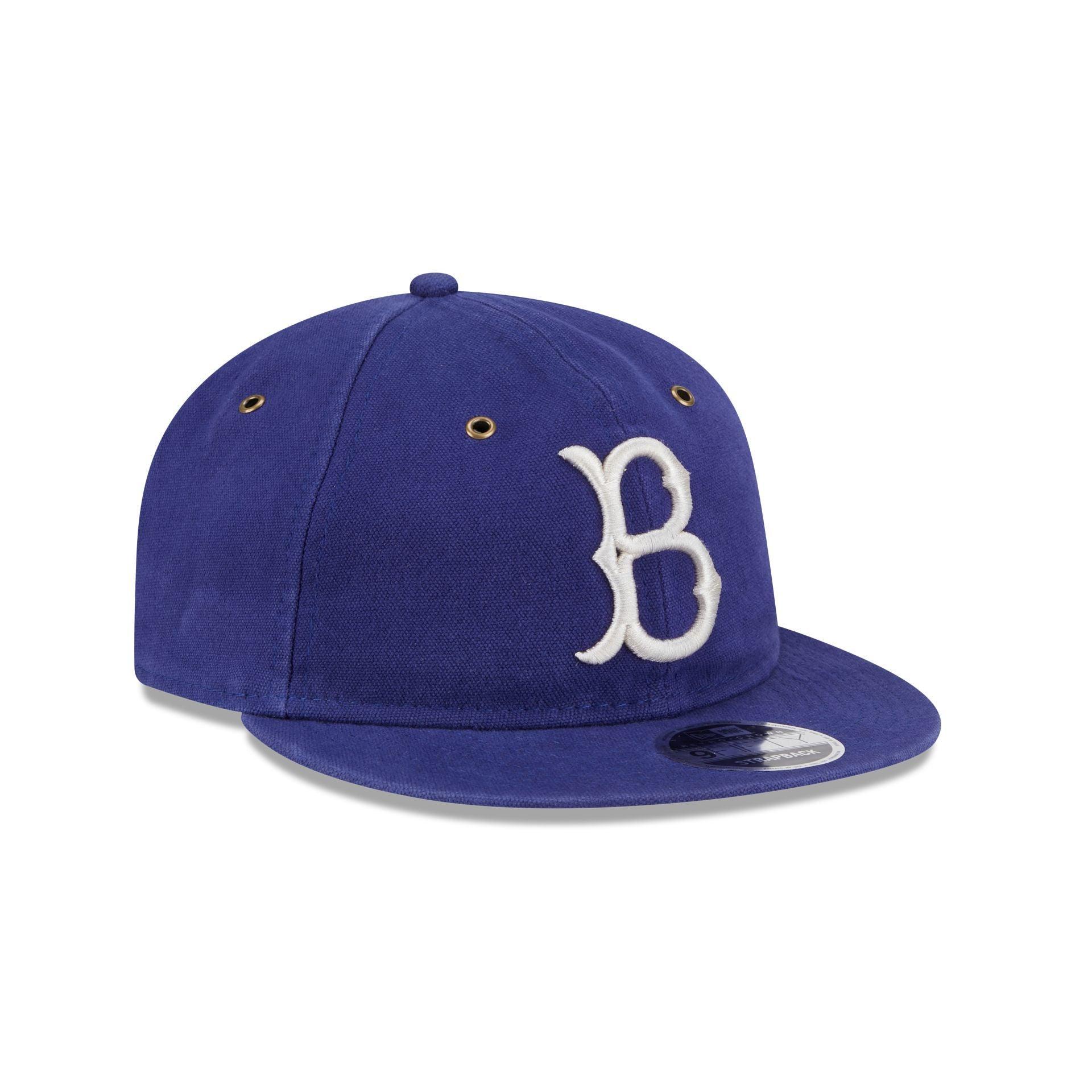 Brooklyn Dodgers Cotton Canvas Retro Crown 9FIFTY Adjustable Hat Male Product Image