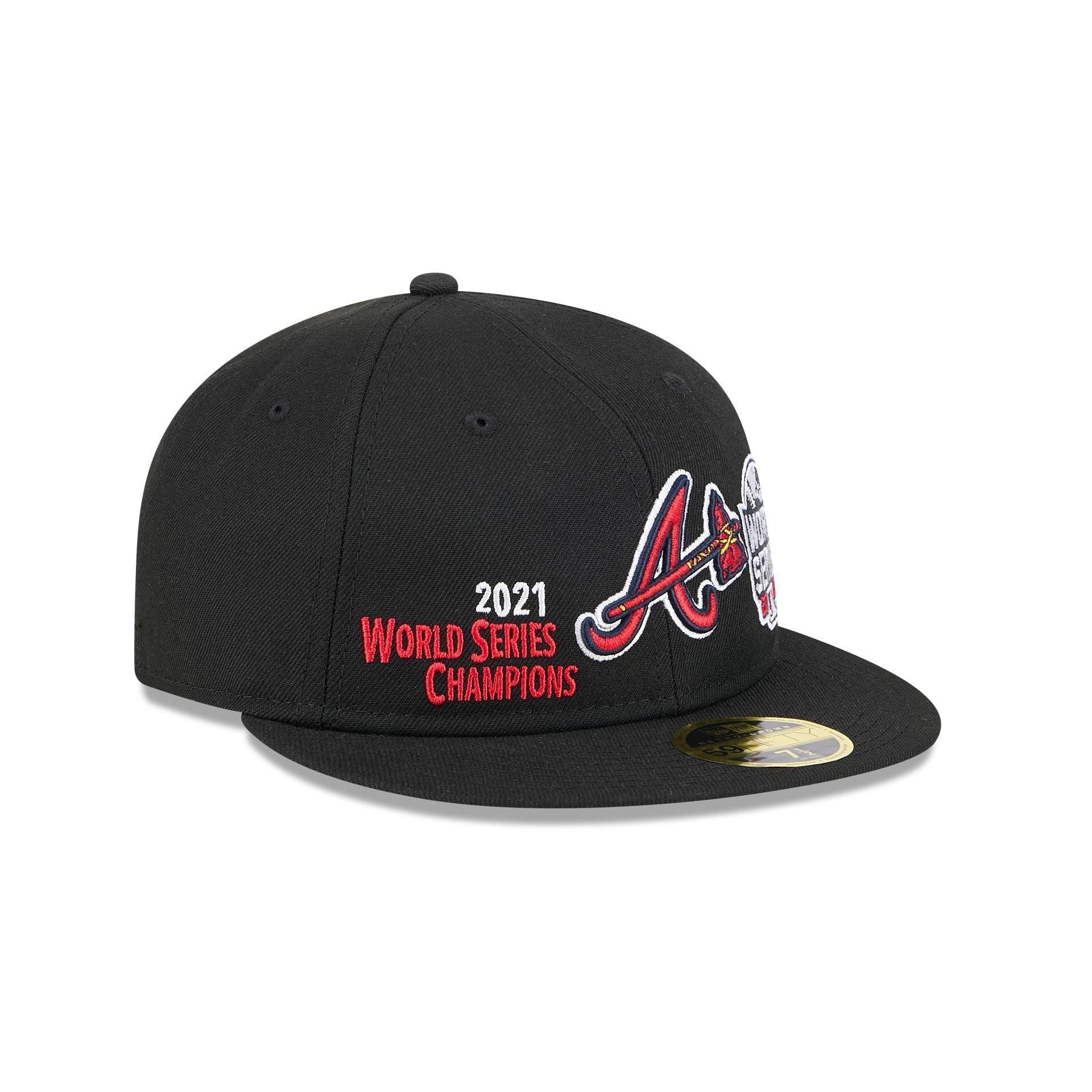 Atlanta Braves Championship Pack Retro Crown 59FIFTY Fitted Hat Male Product Image