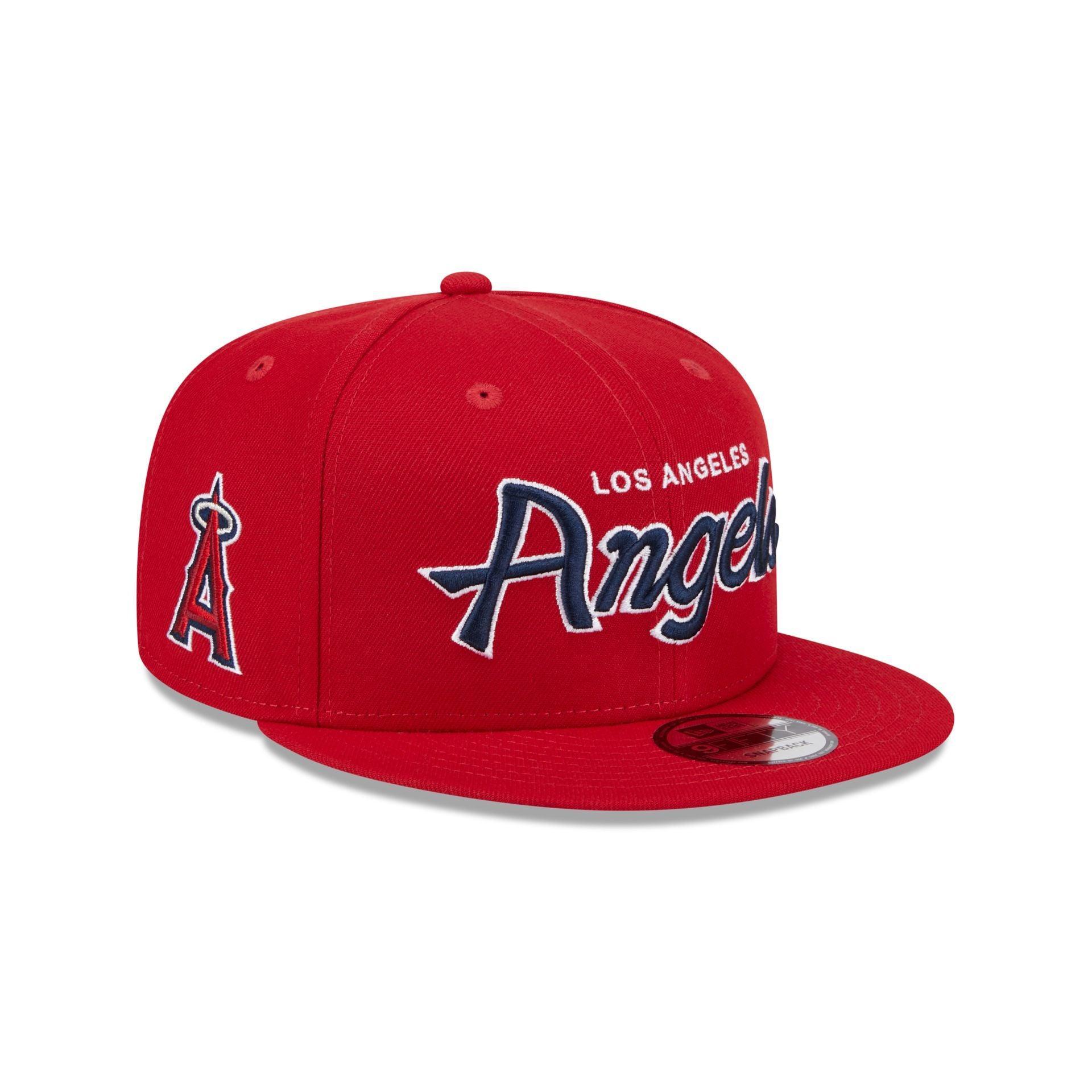 Los Angeles Angels Wordmark 9FIFTY Snapback Hat Male Product Image