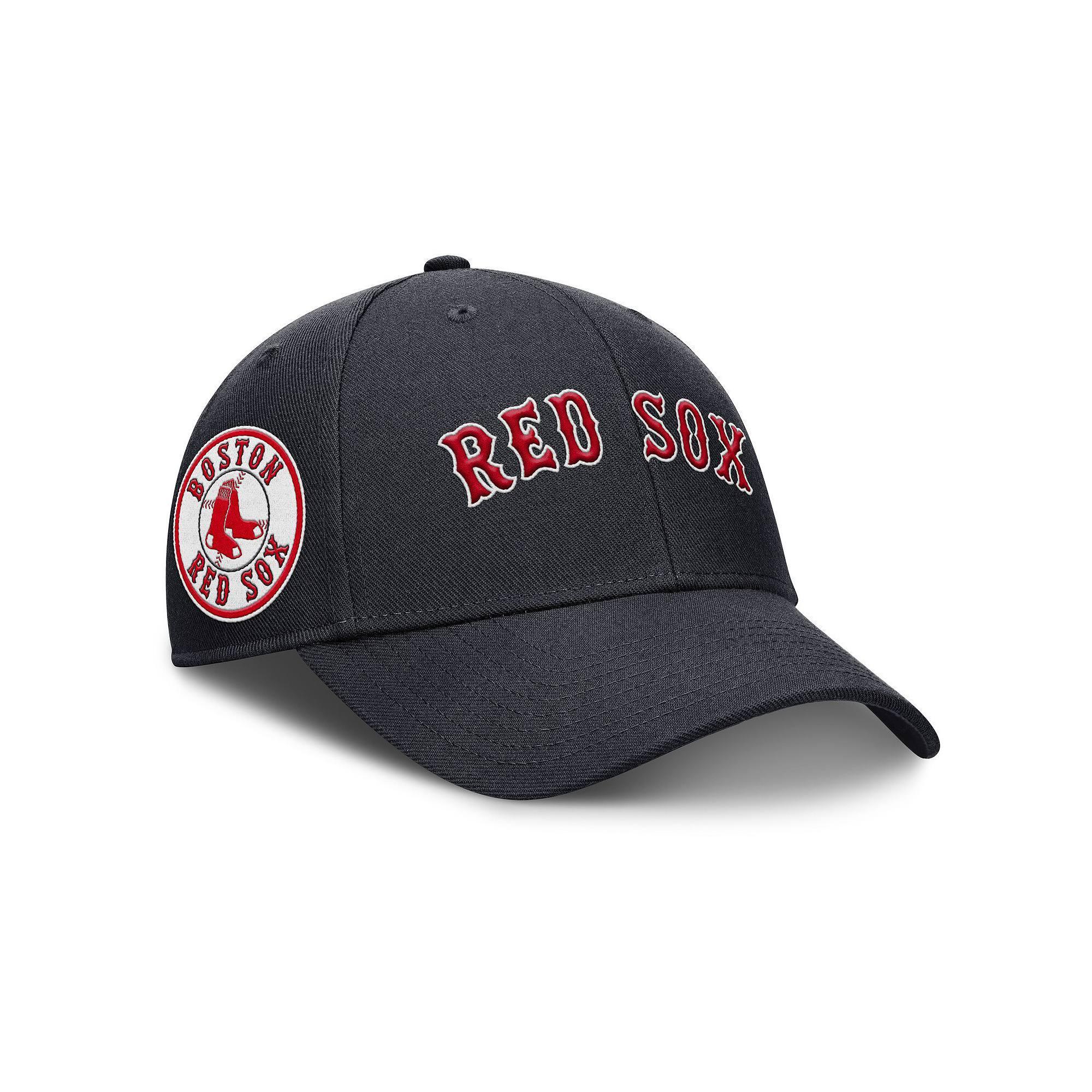 Men's Nike Navy Boston Red Sox Rise Gaberdine Adjustable Hat,  Product Image