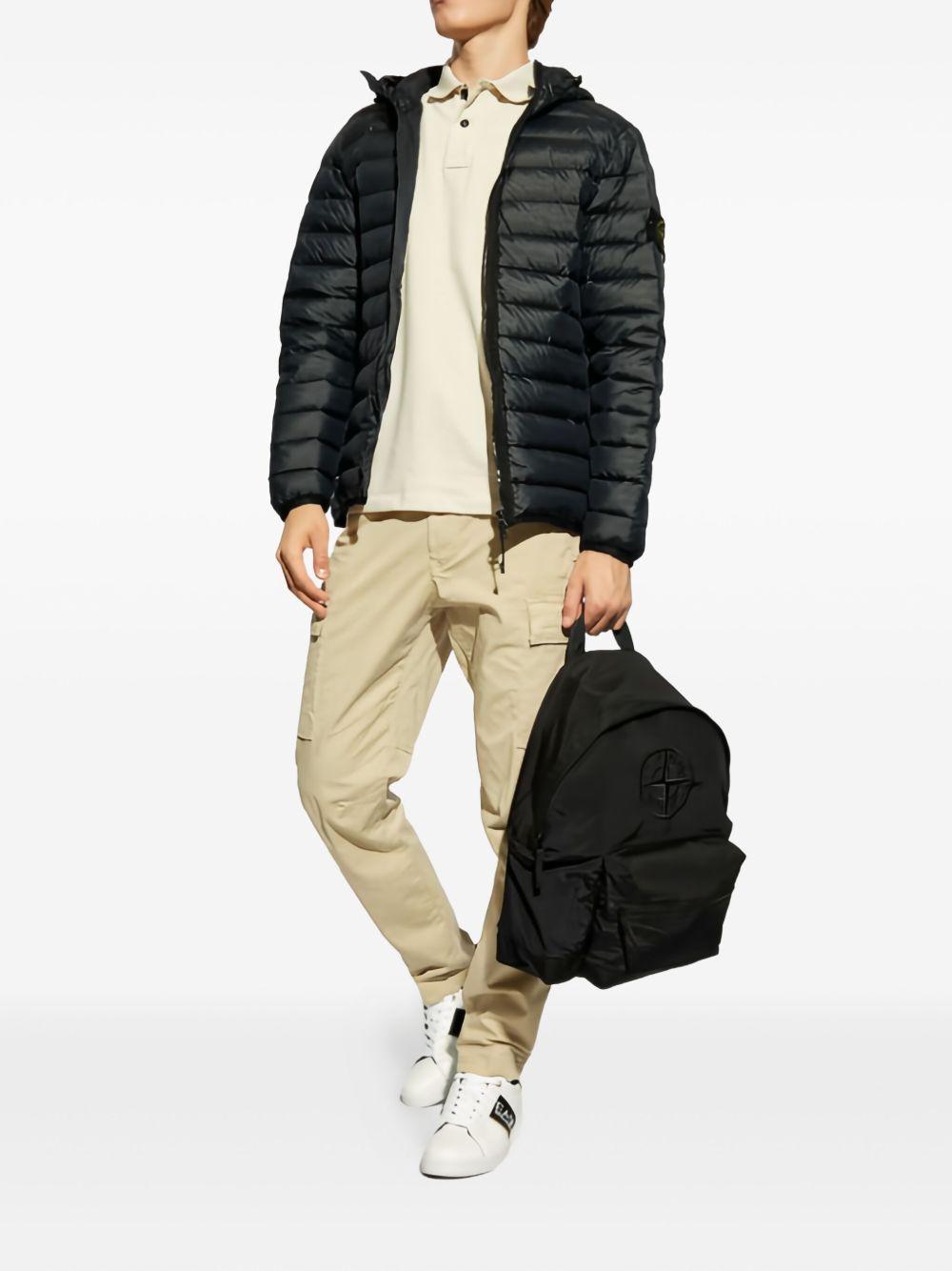 hooded quilted jacket Product Image